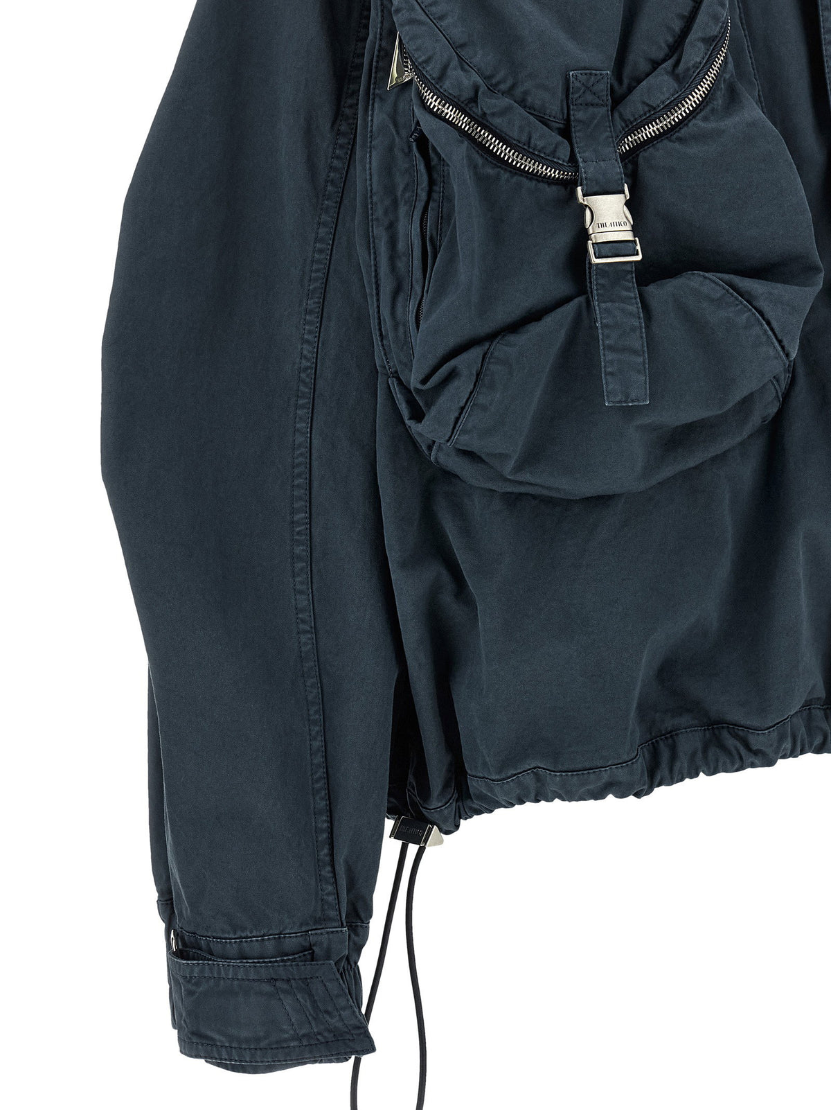 The Attico Blue Utility Bomber Jacket