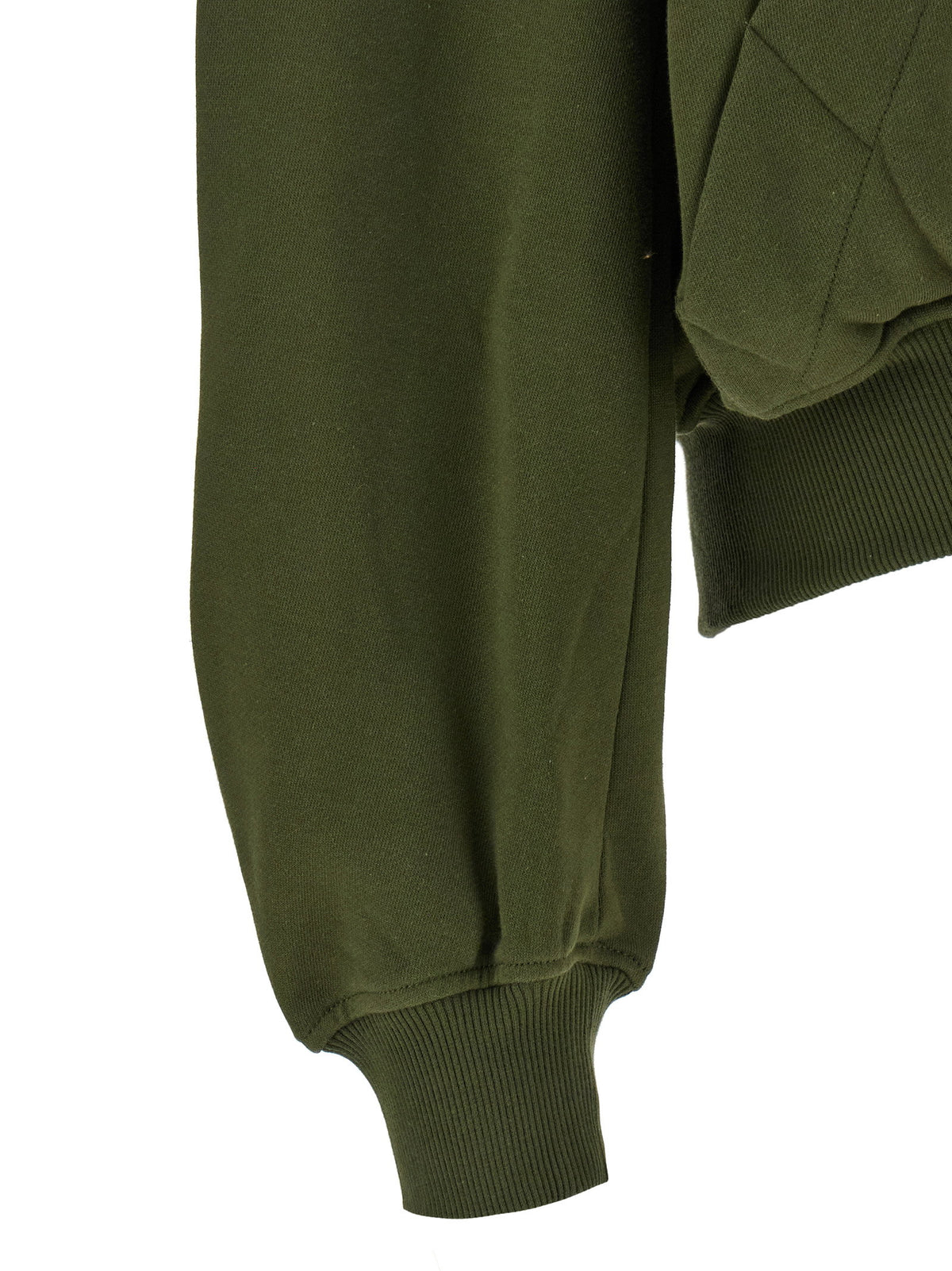 The Attico Green Fleece Hoodie