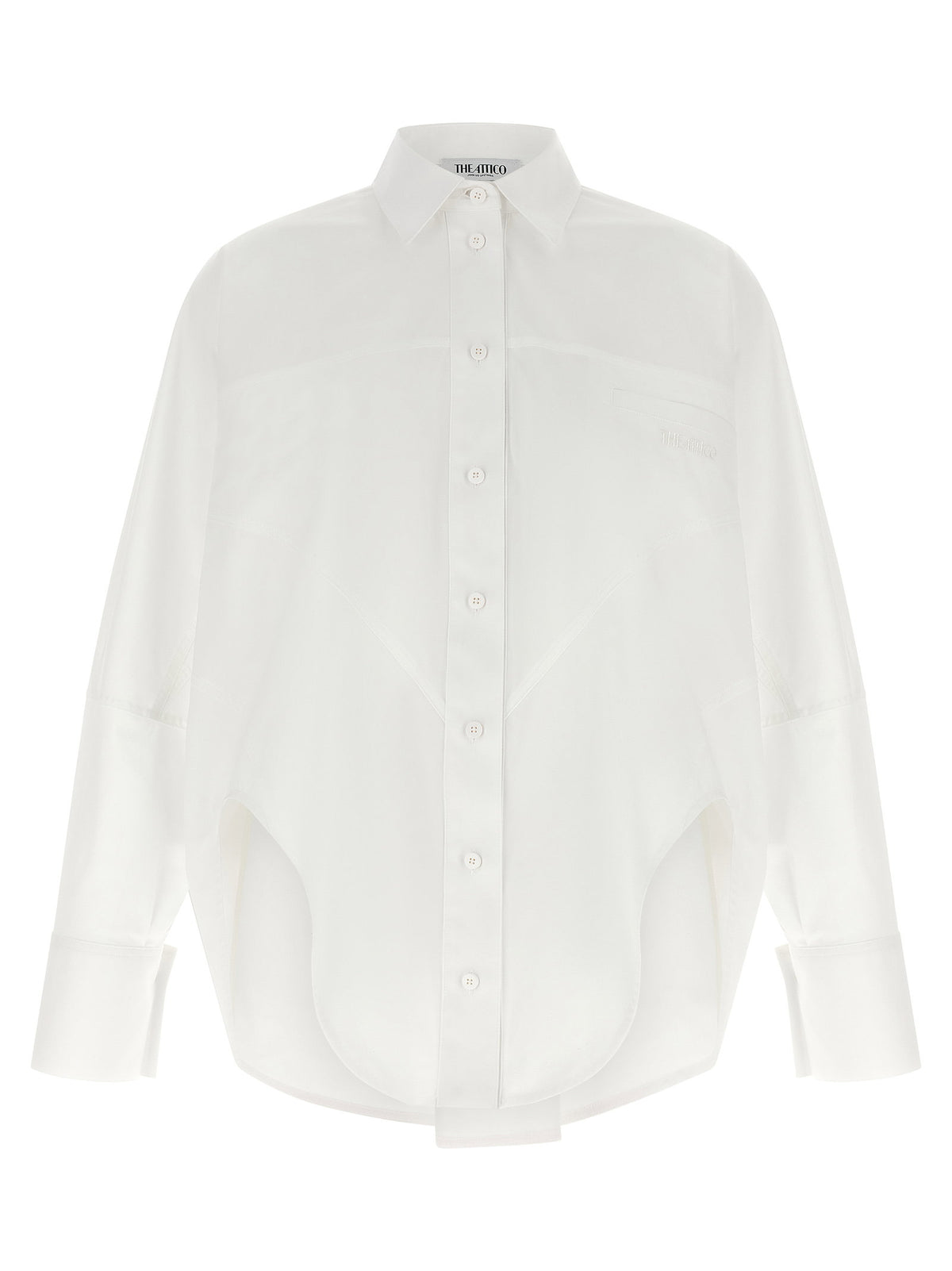 The Attico Shaped Hem Shirt