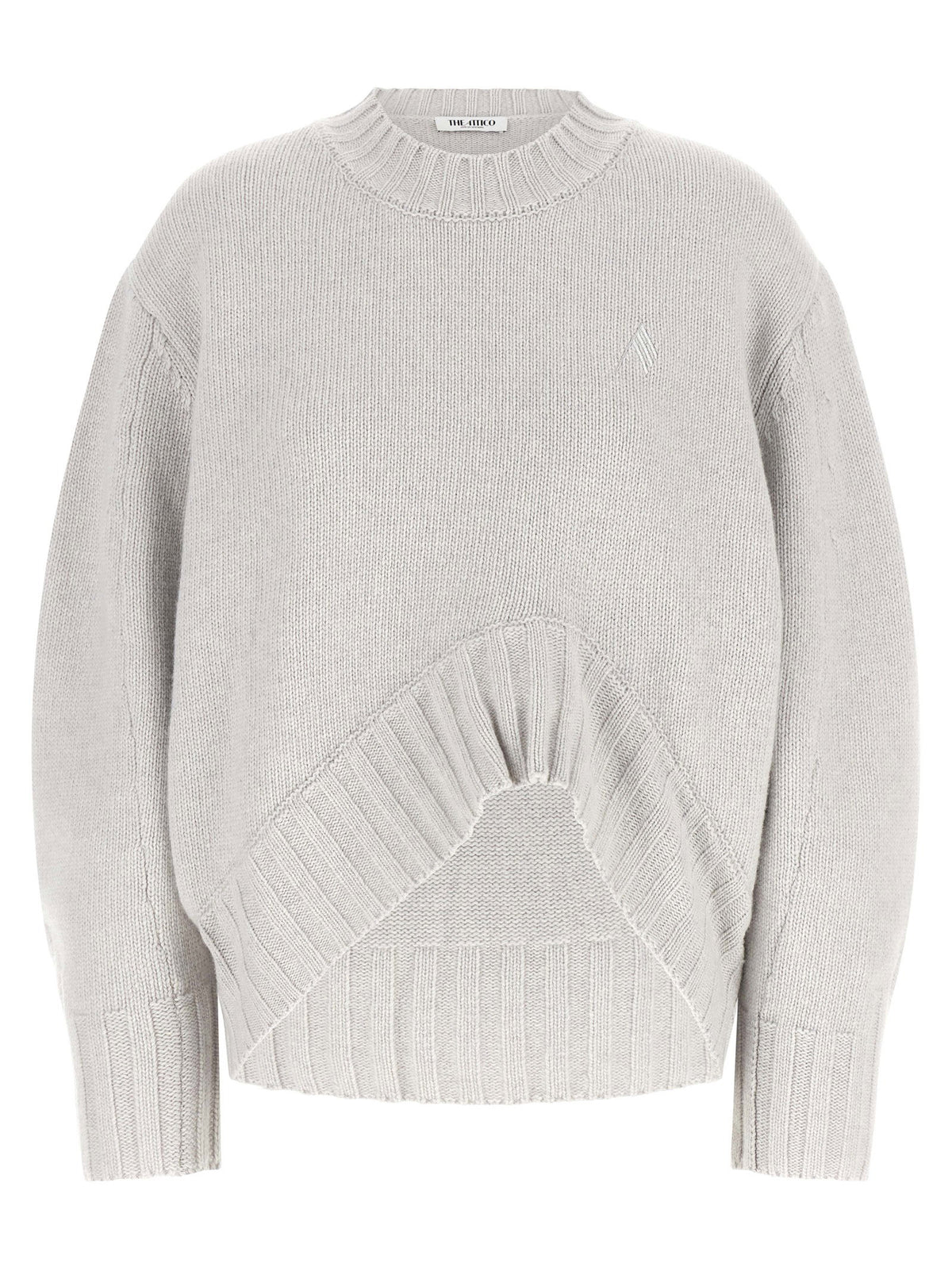 The Attico Asymmetrical Hem Sweater