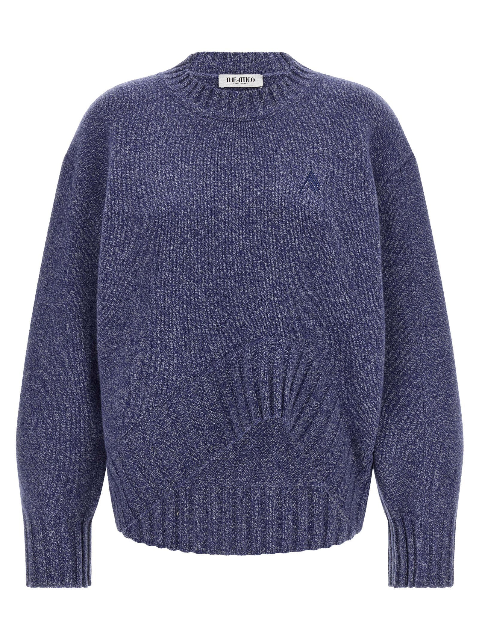 The Attico Asymmetrical Hem Sweater
