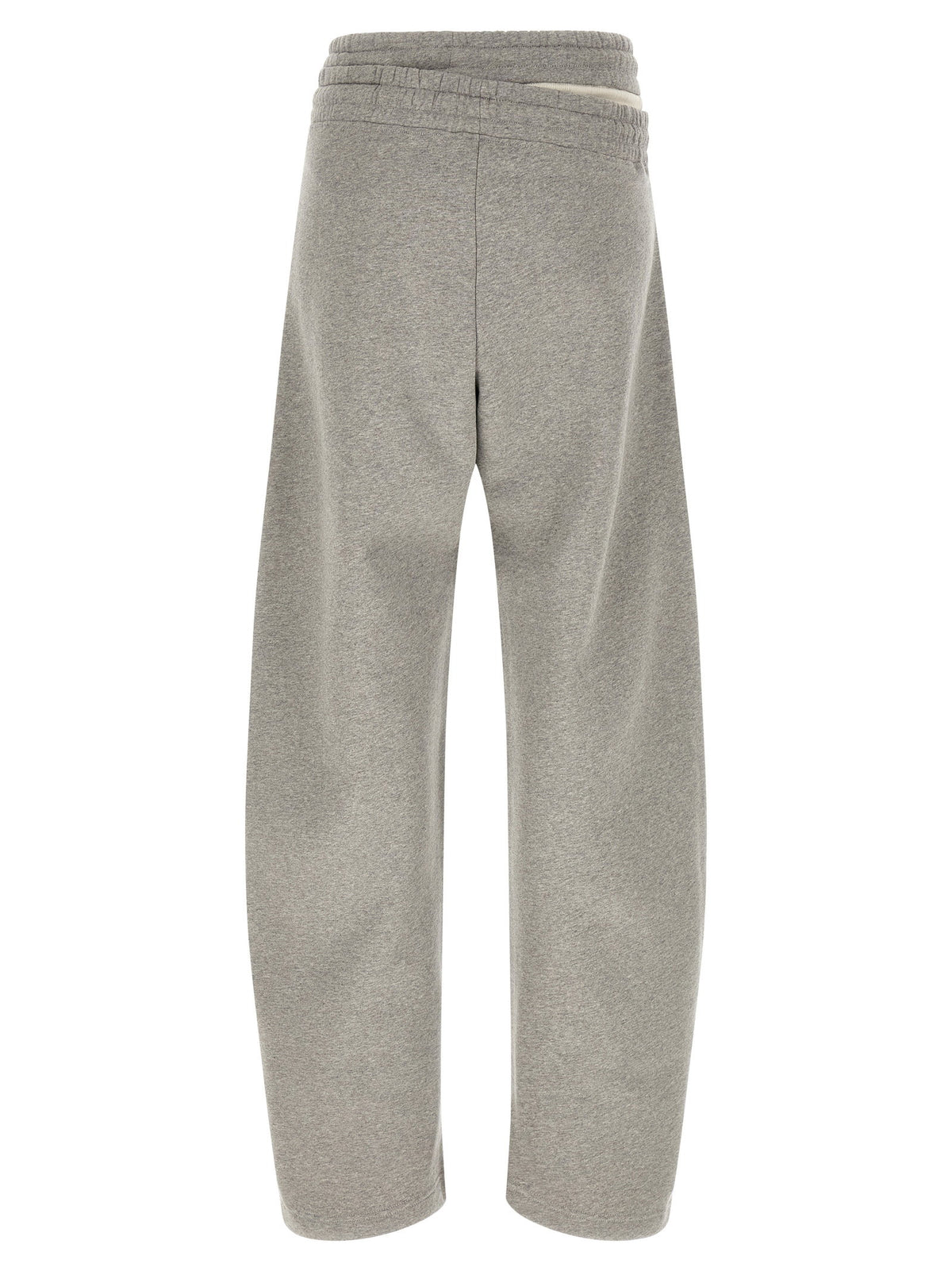 The Attico Asymmetrical Double Waist Trousers