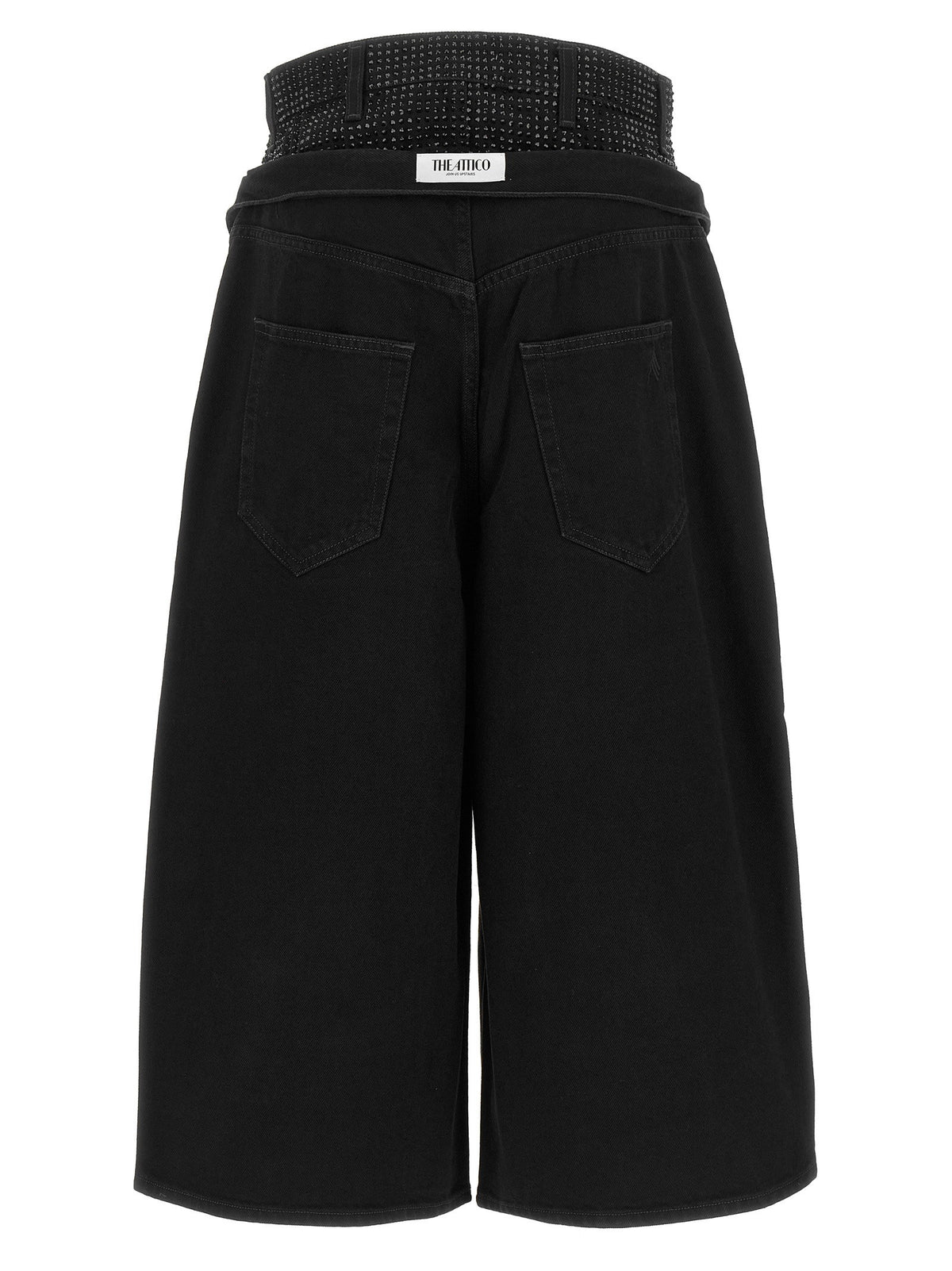 The Attico Crystal Insert Jeans