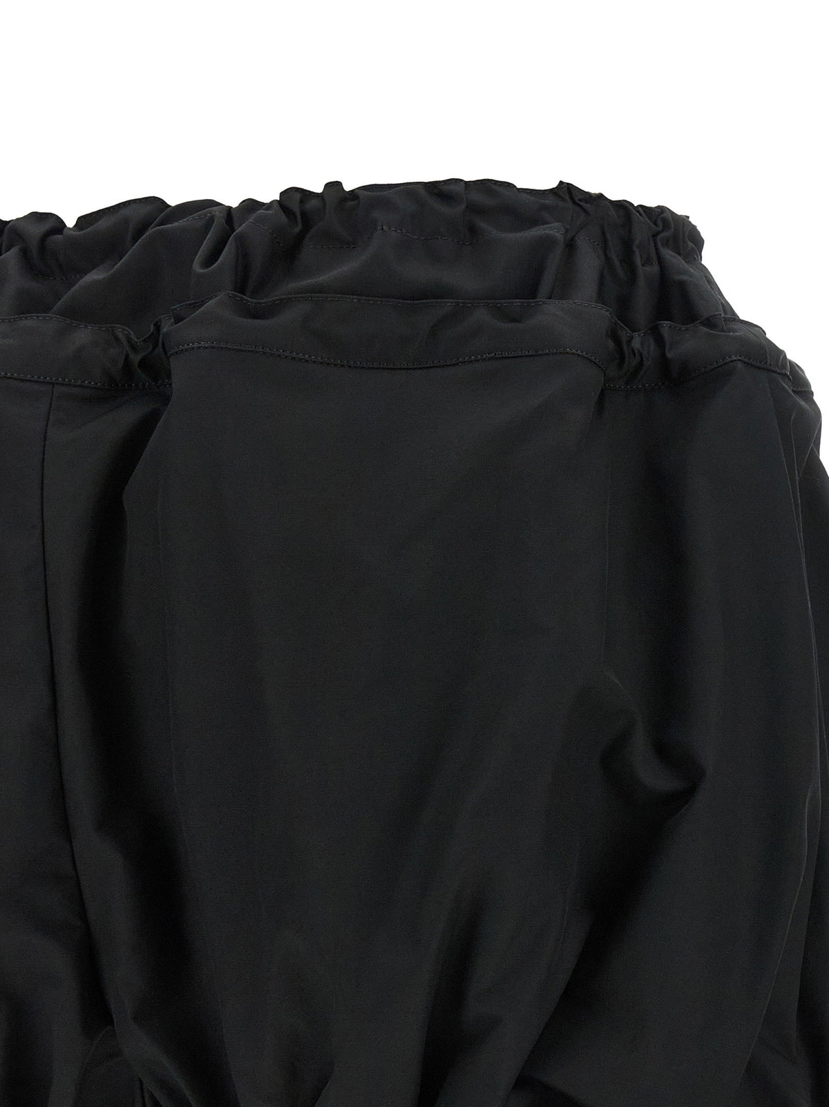 The Attico Black Utility Shorts