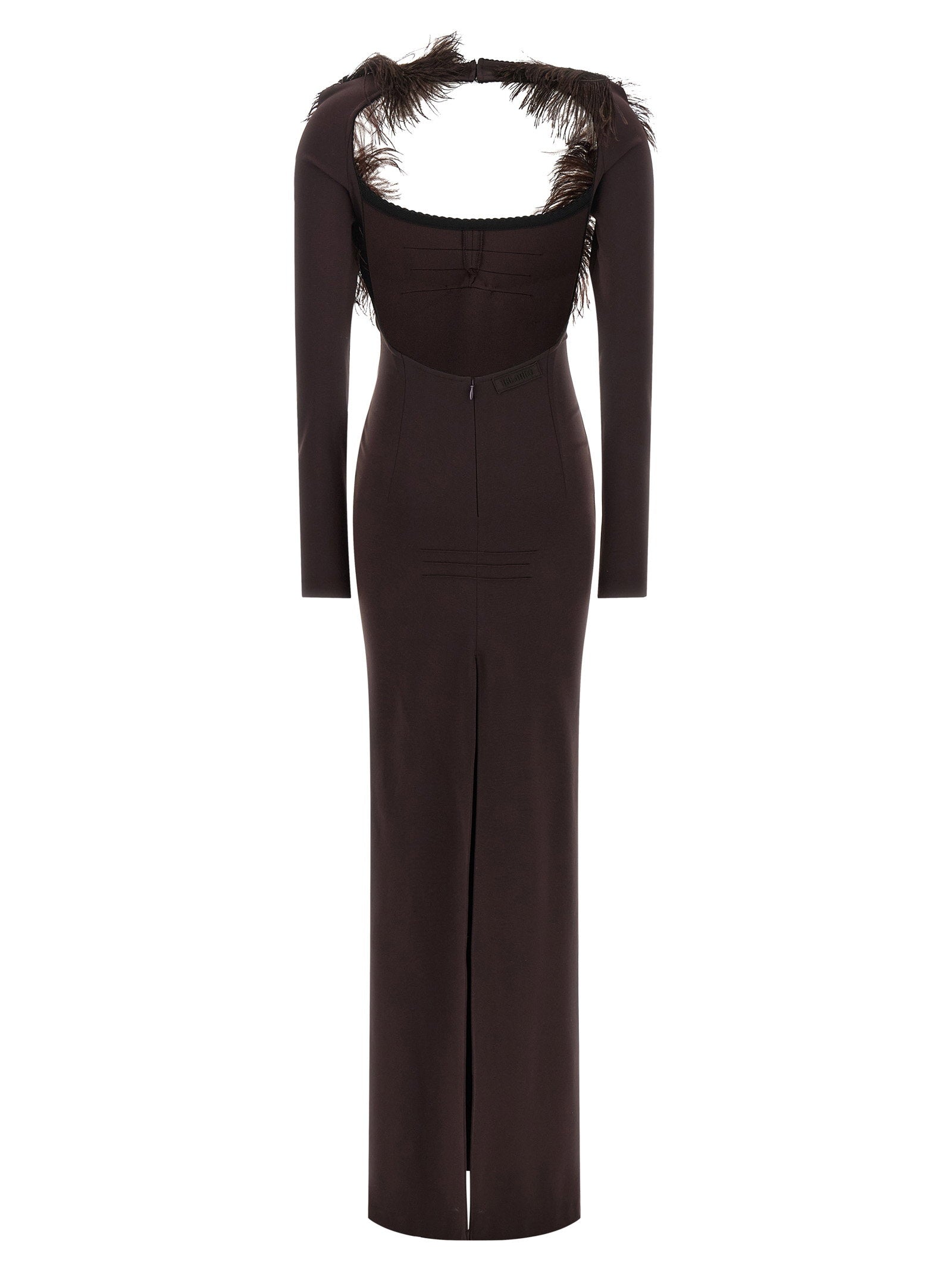 The Attico Feather Dress