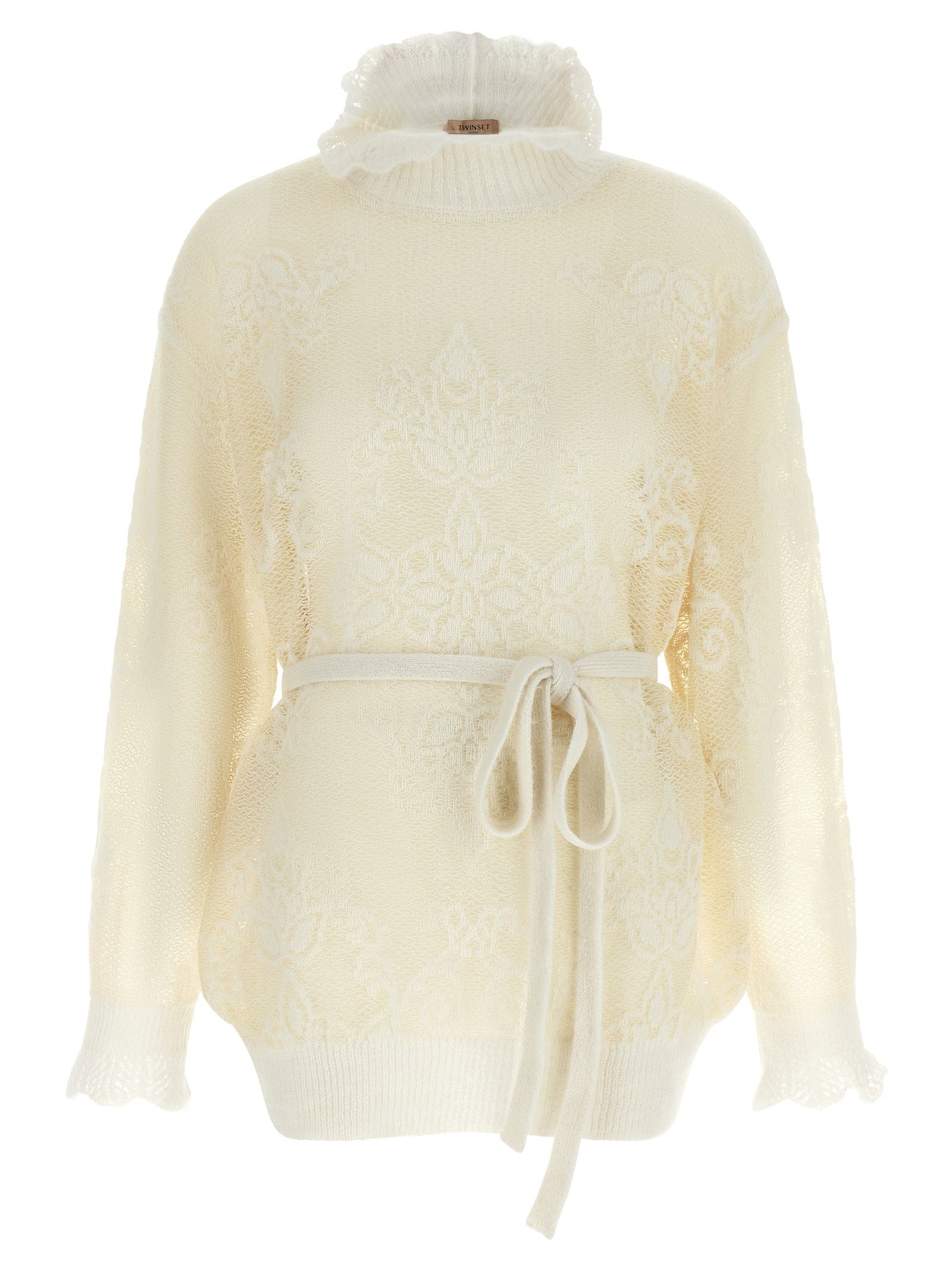 Twin Set Jacquard Yarn Sweater