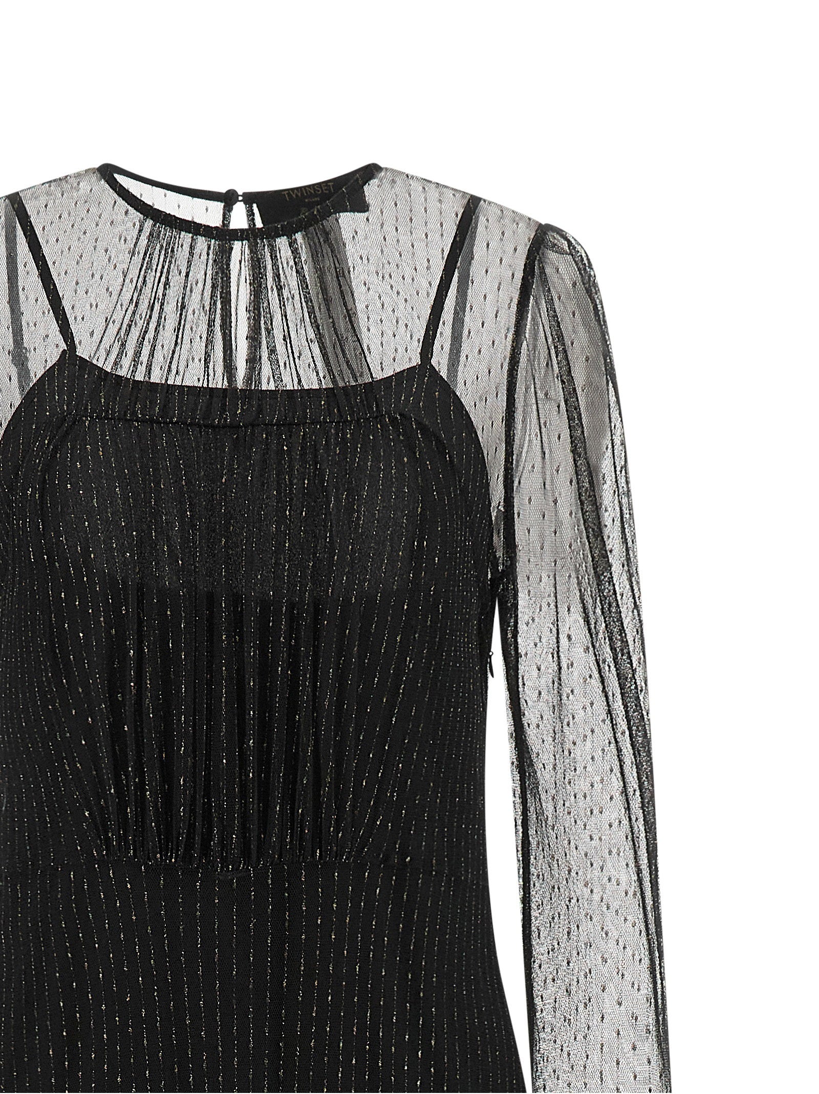 Twin Set Lamé Thread Dress