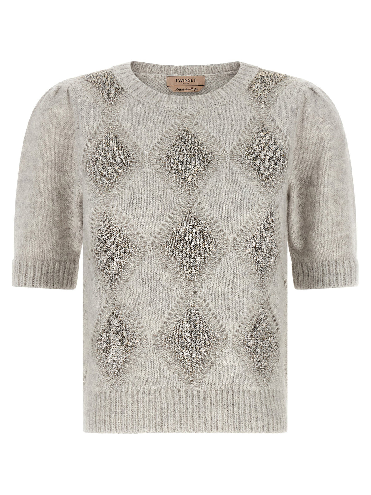 Twin Set Sequin Diamond Sweater