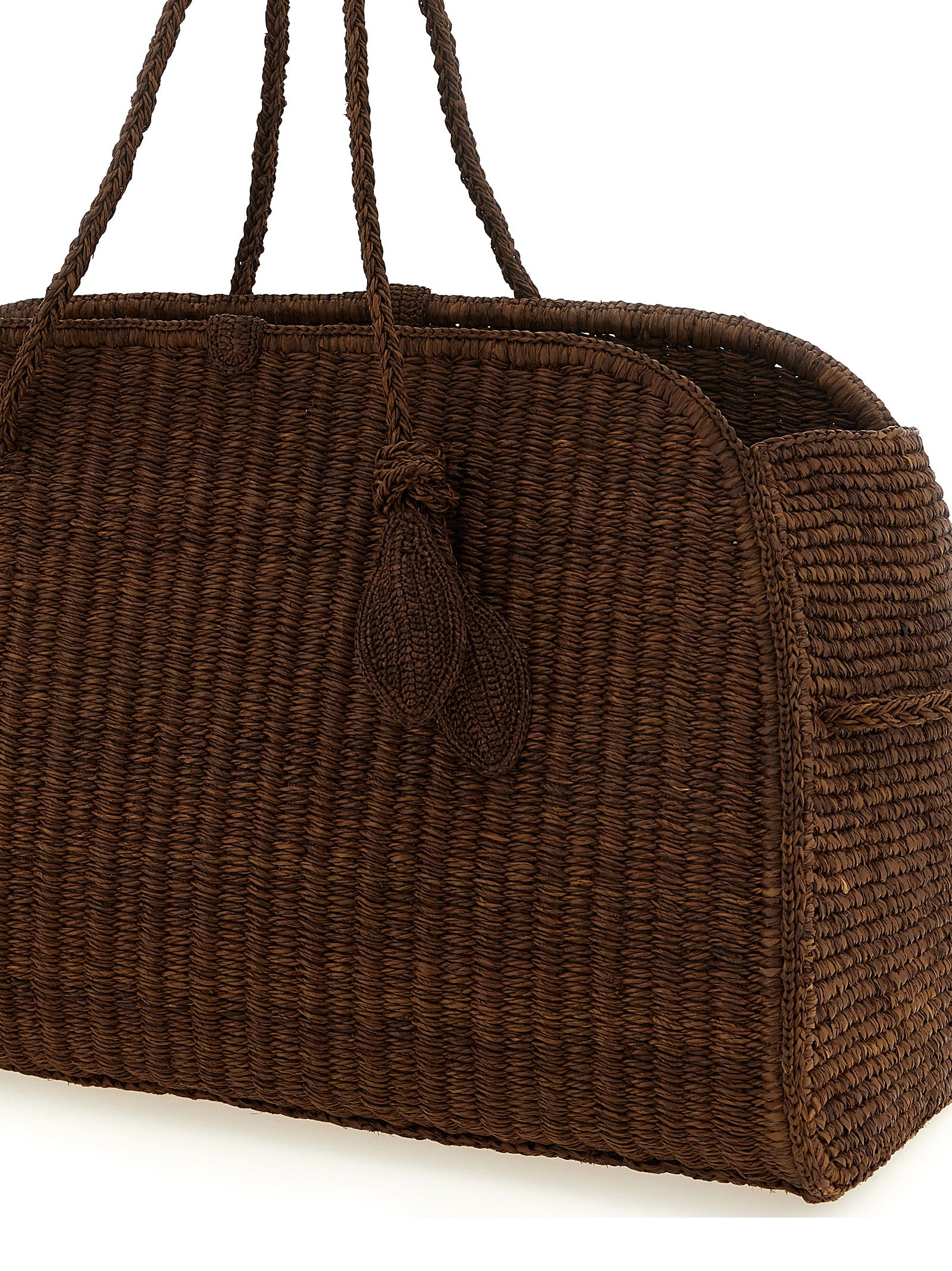 Jacquemus Le Grand Turismo Raphia Shopping Bag