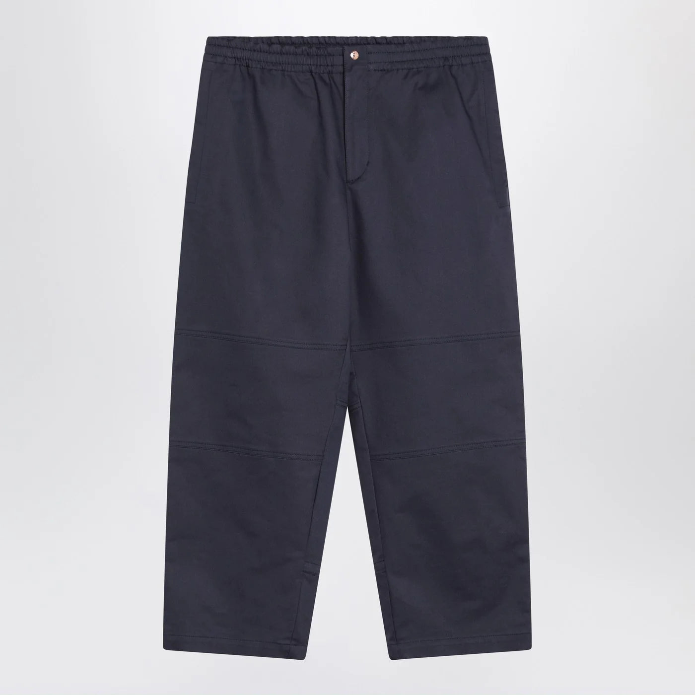 Moncler Genius Blue trousers in cotton gabardine