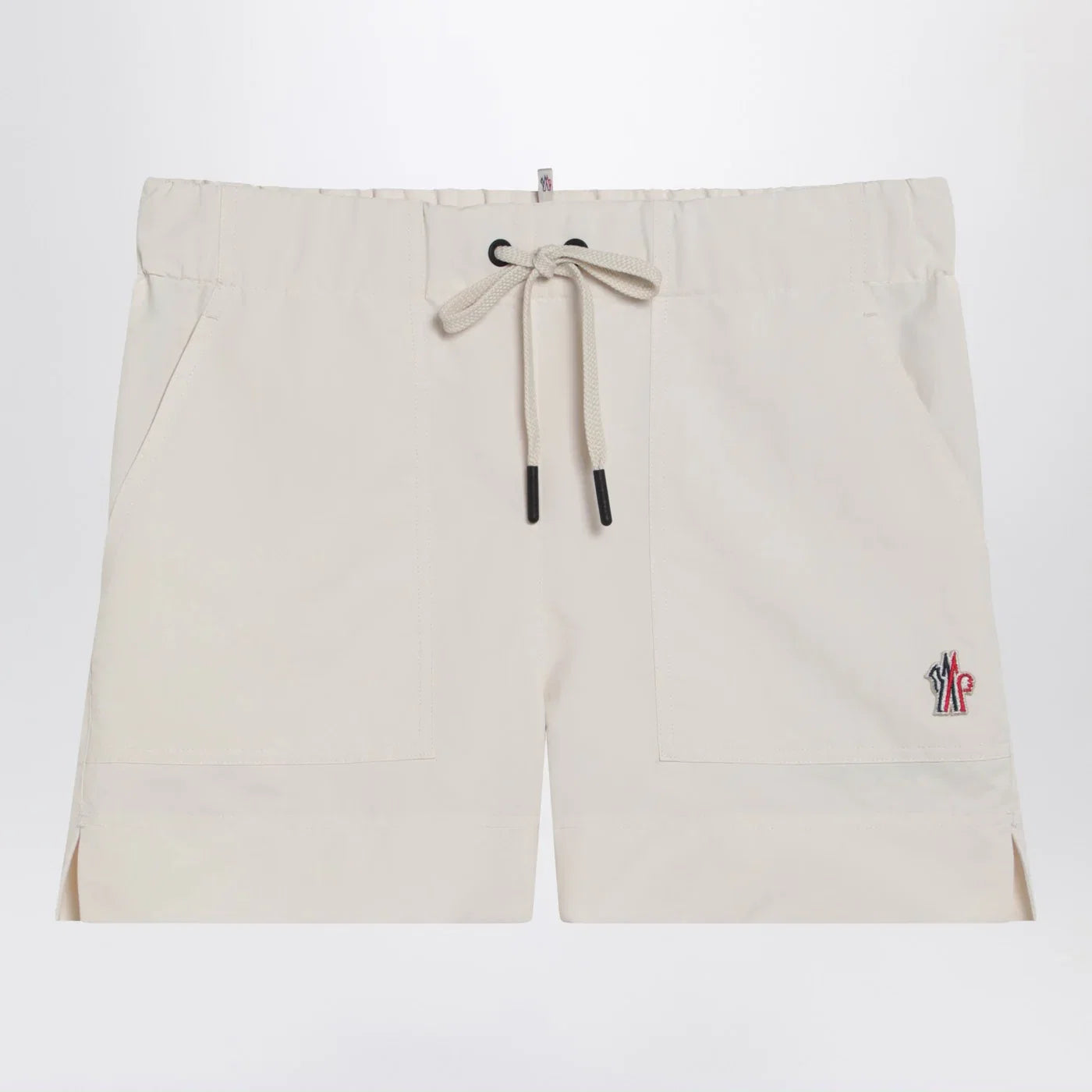 Moncler Grenoble Beige technical froissé Shorts