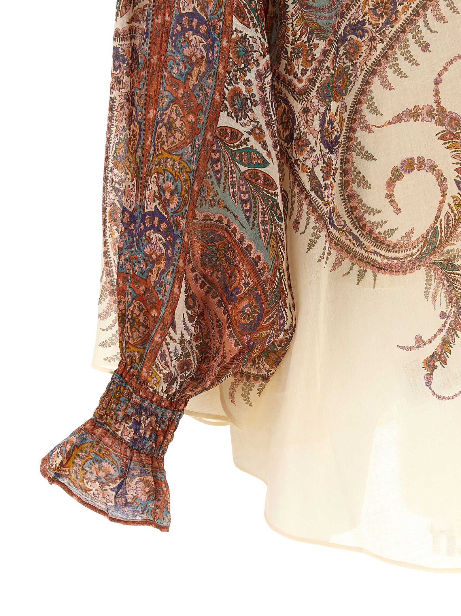 Zimmermann Rhiannon Tie Neck Blouse