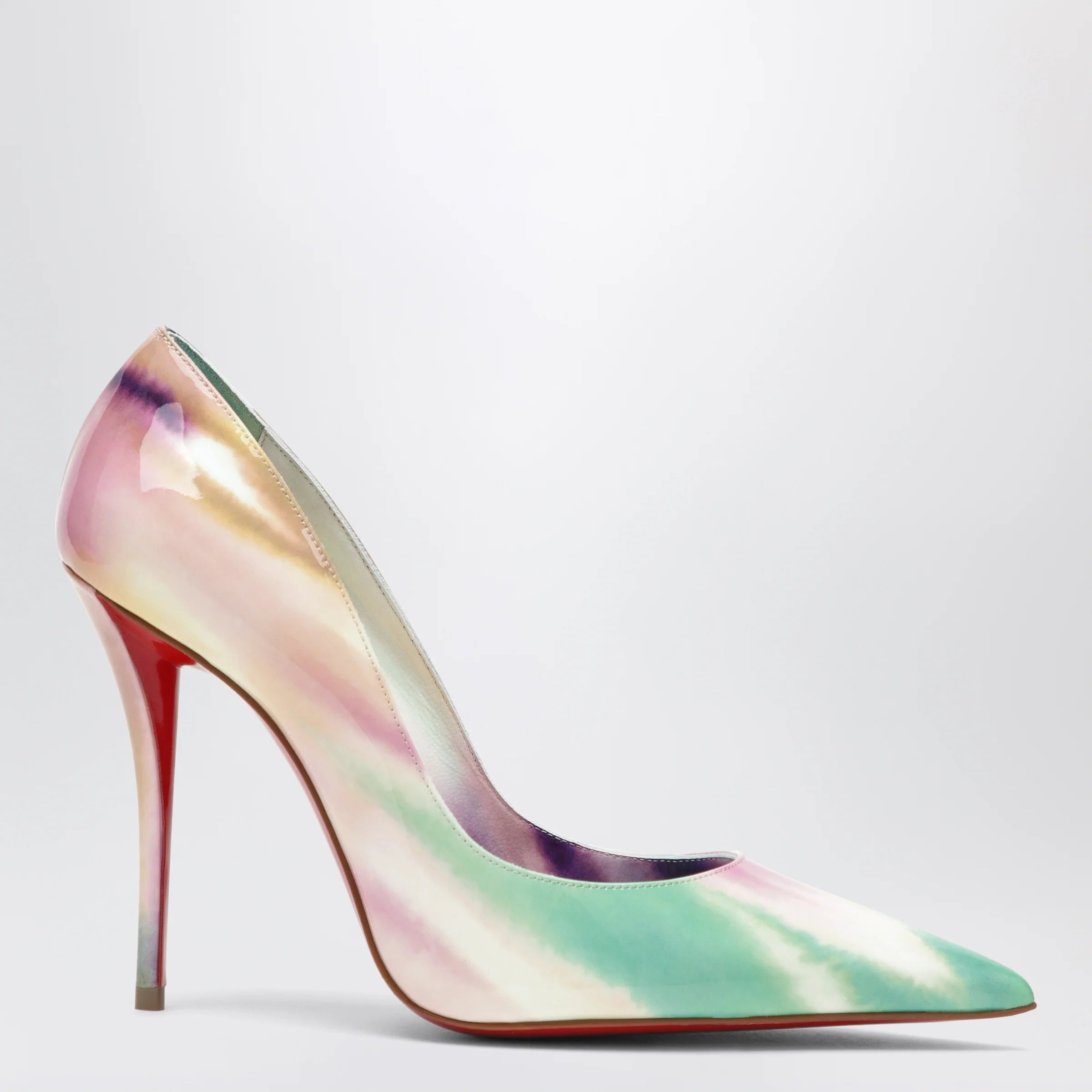 Christian Louboutin Miss Z pumps in tie-dye patent calf leather