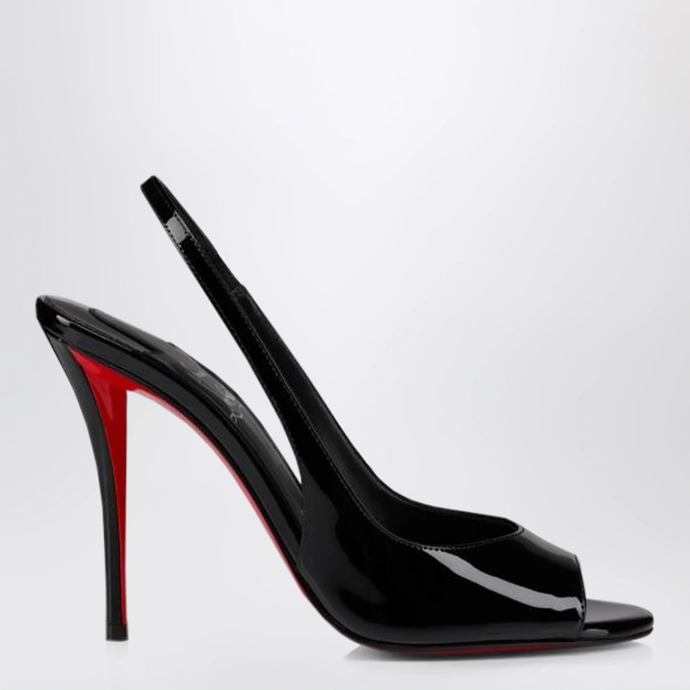 Christian Louboutin Sofia Z slingback pumps in black patent leather