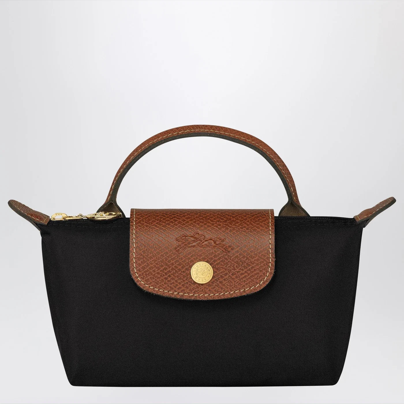Longchamp Le Pliage Original black clutch bag
