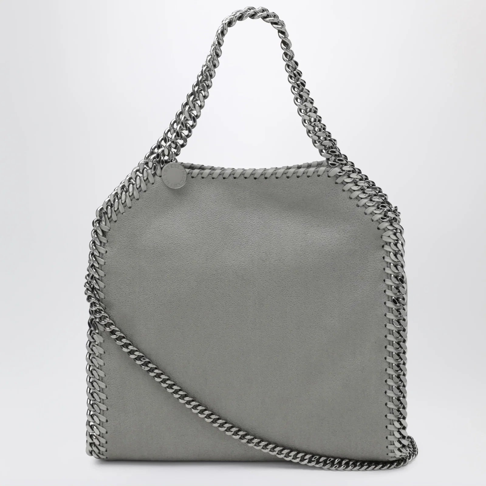 Stella McCartney Mini Falabella tote bag in light grey