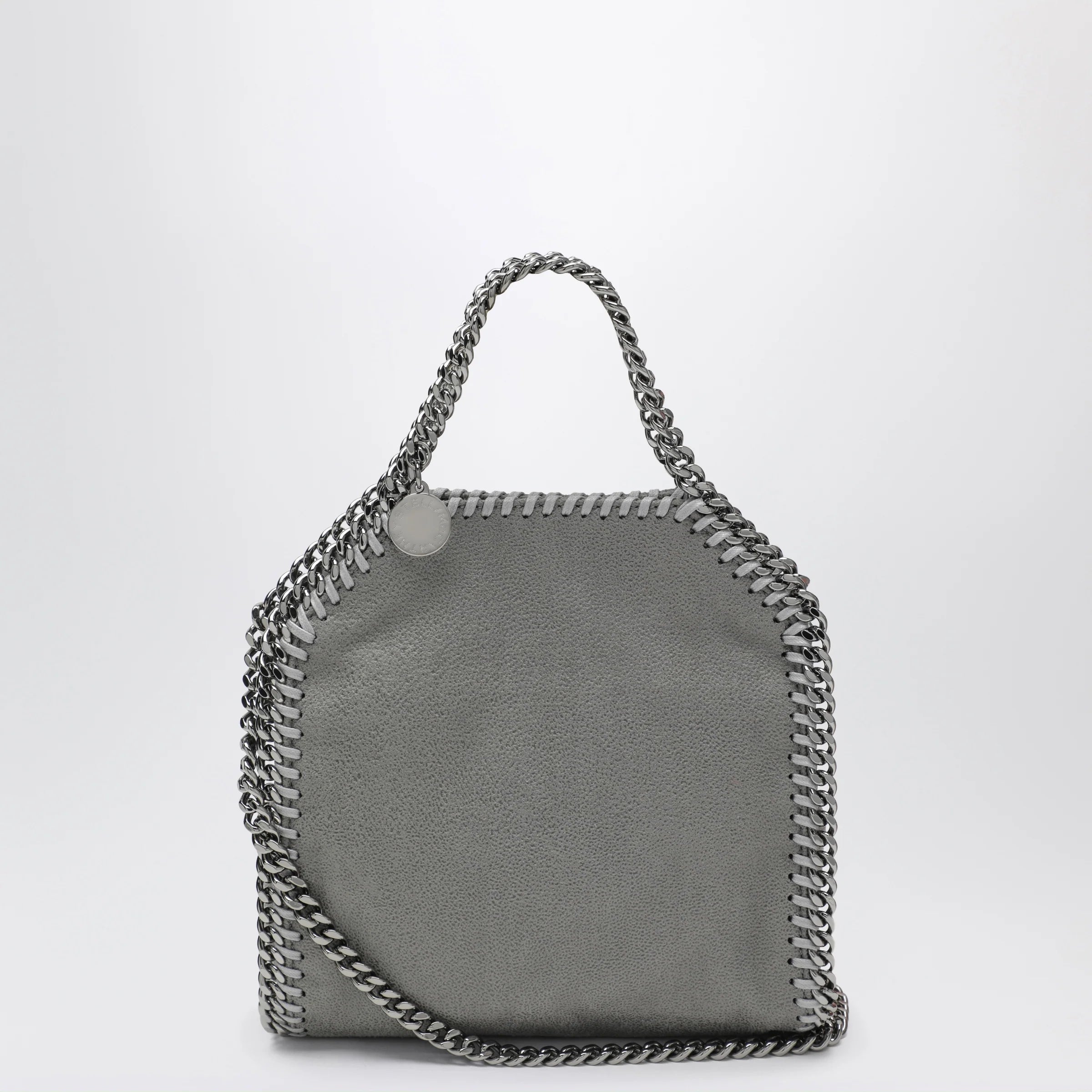 Stella McCartney Falabella micro Tote bag in light grey