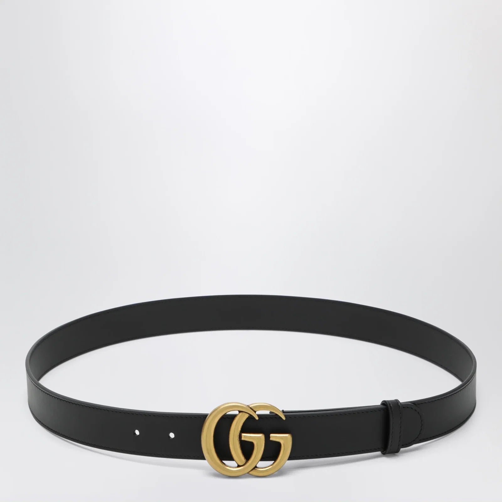 GUCCI Black GG Marmont belt