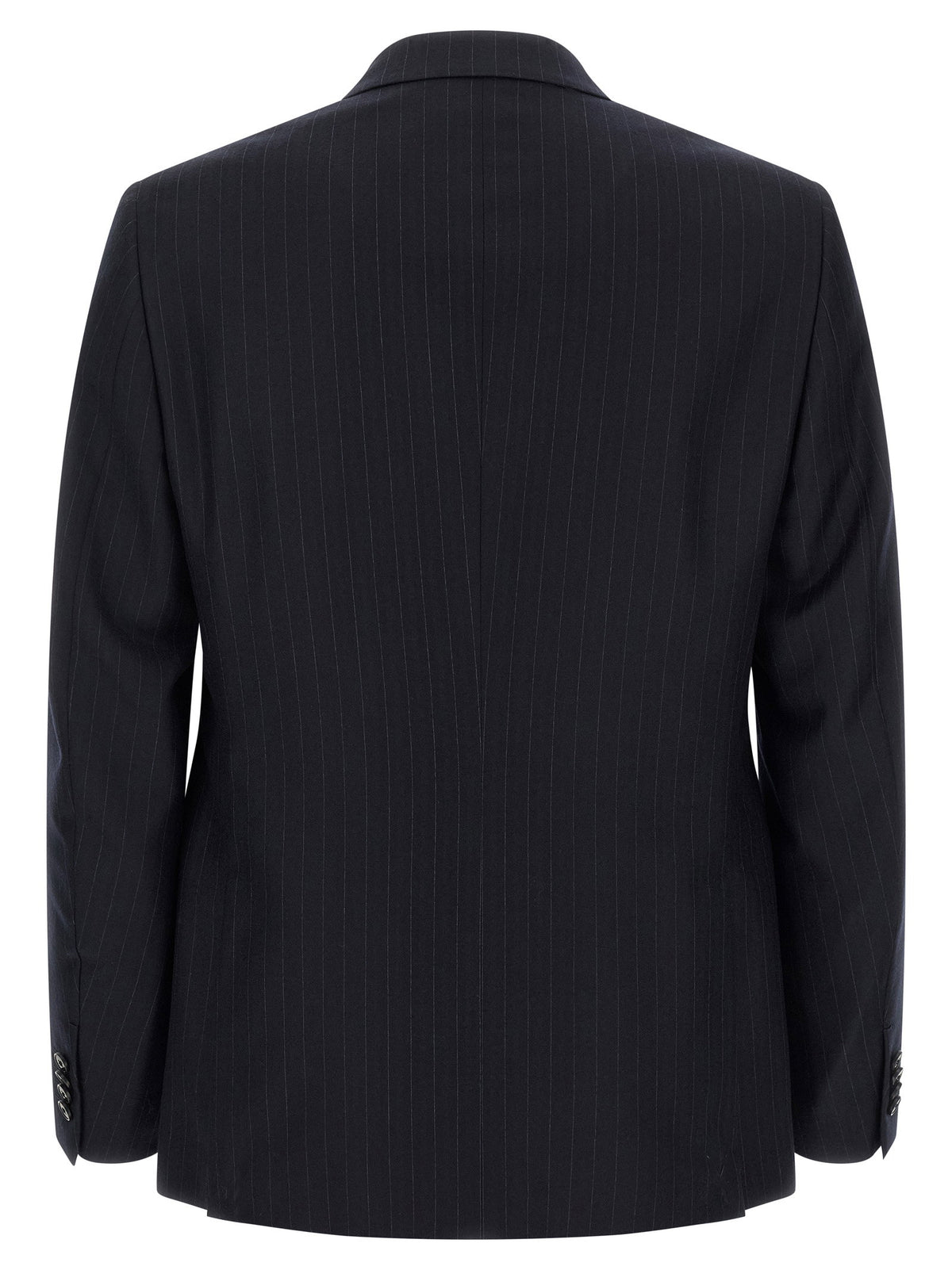 Zegna Pinstriped Flannel Dress