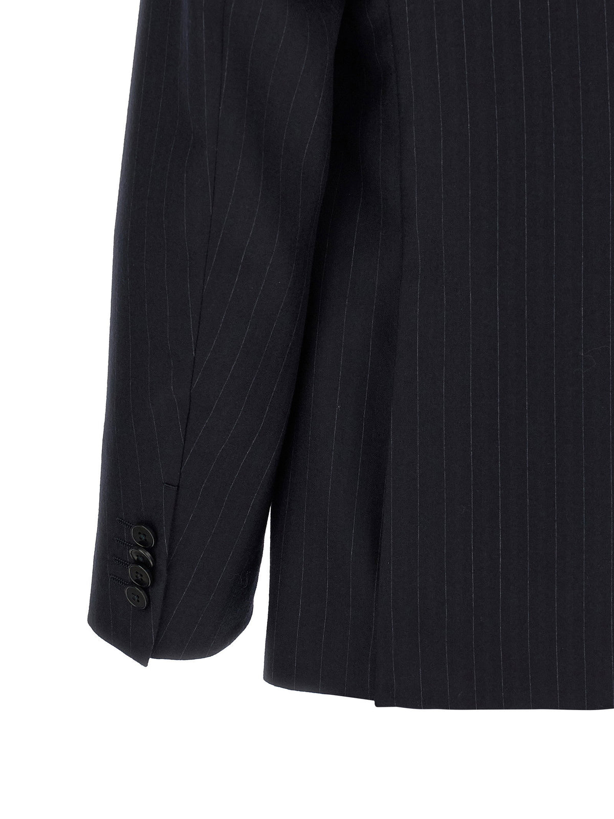 Zegna Pinstriped Flannel Dress