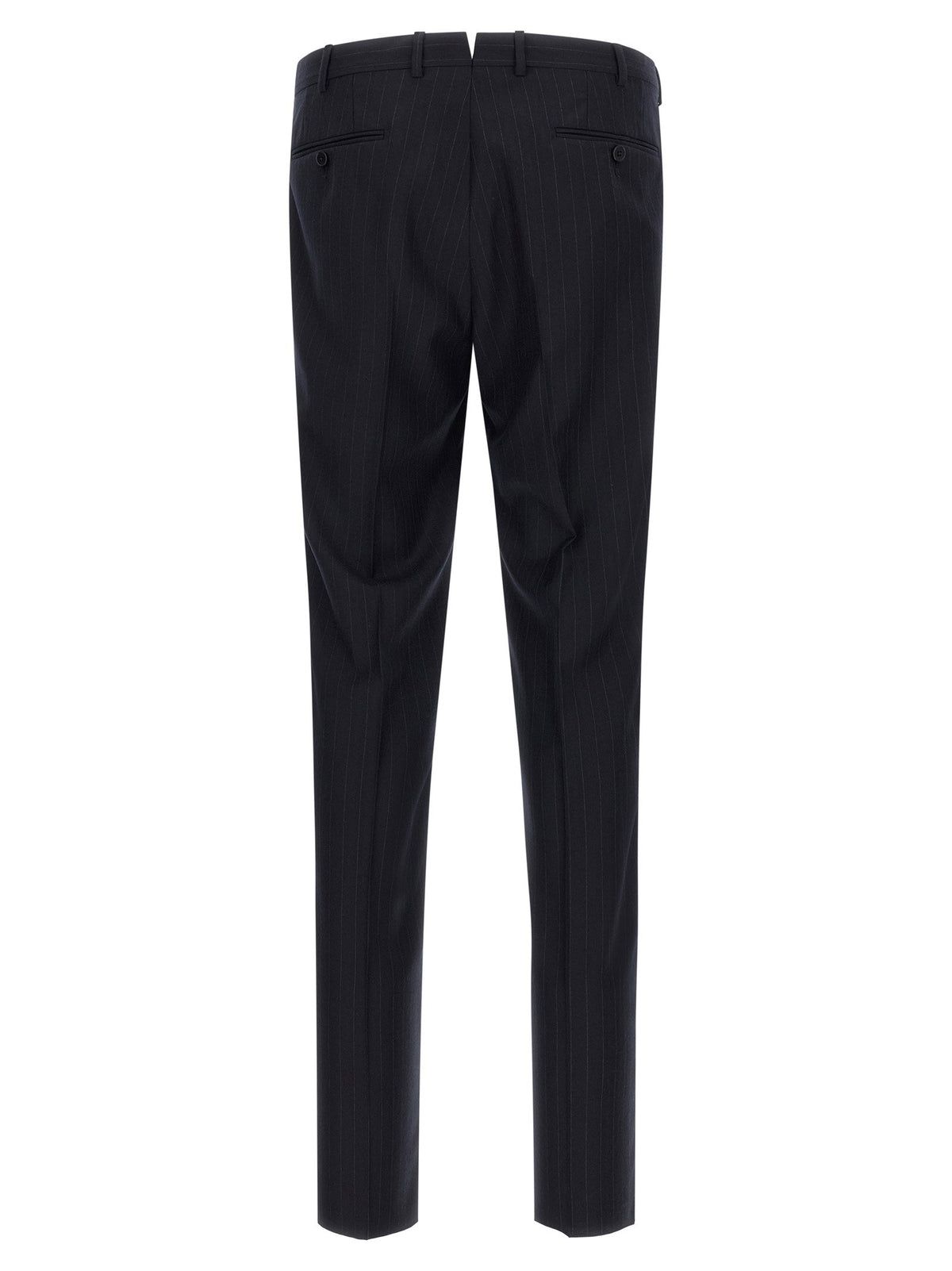 Zegna Pinstriped Flannel Dress