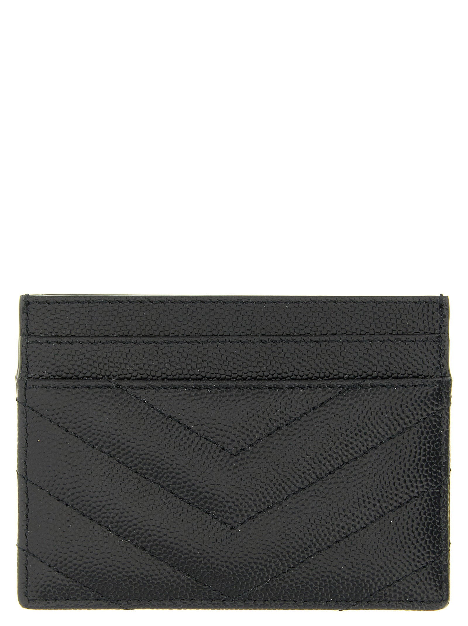 Saint Laurent Logo Matelassé Card Holder
