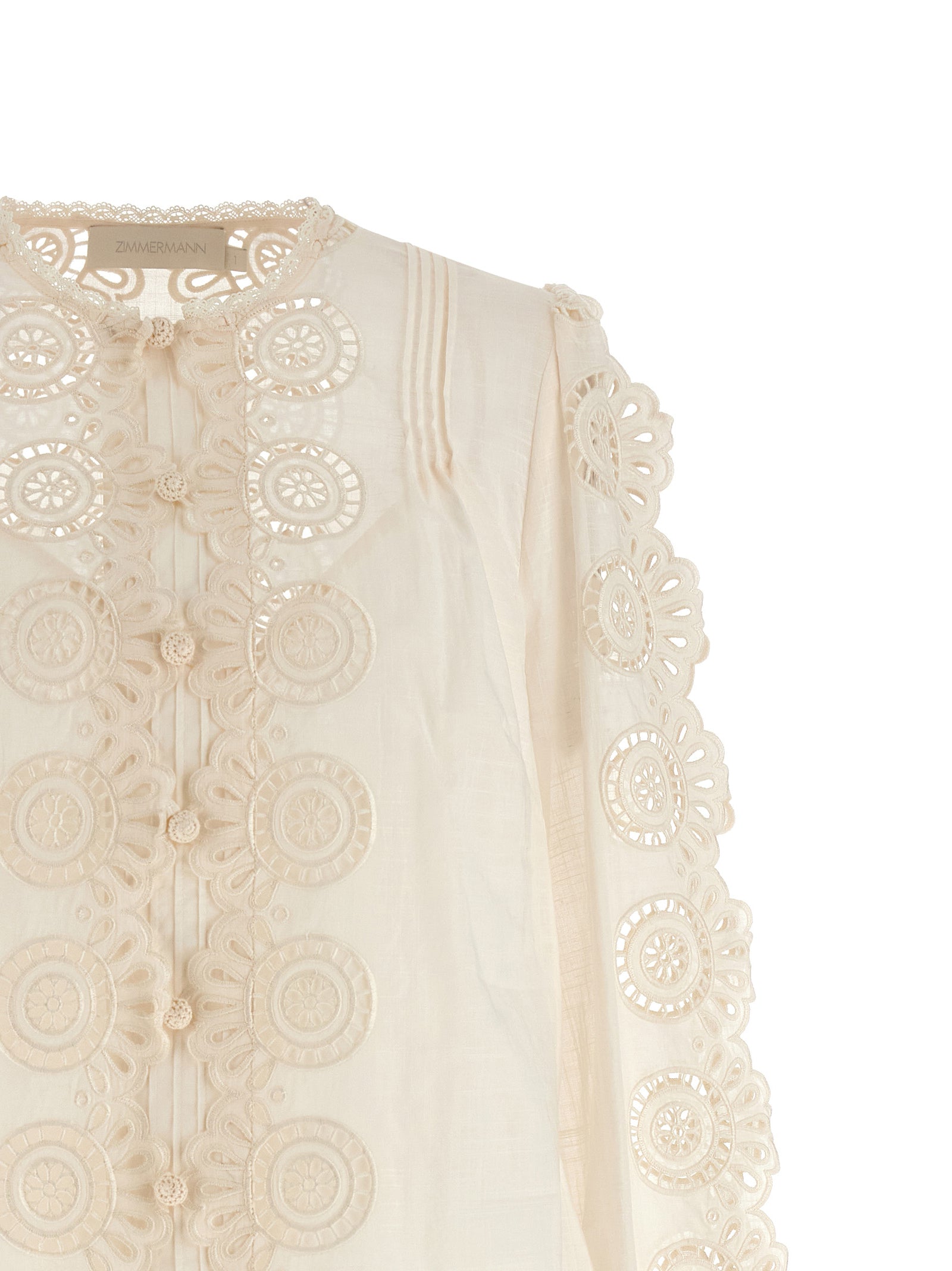 Zimmermann Lucky Embroidered Blouse