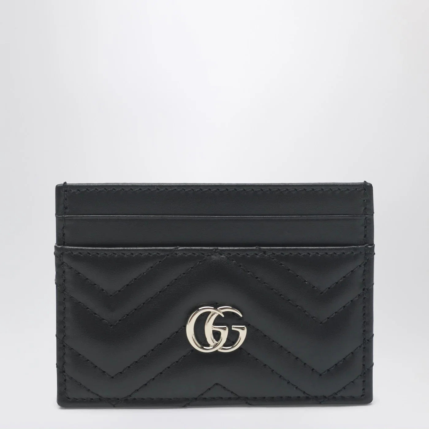 GUCCI GG Marmont card holder black/gold