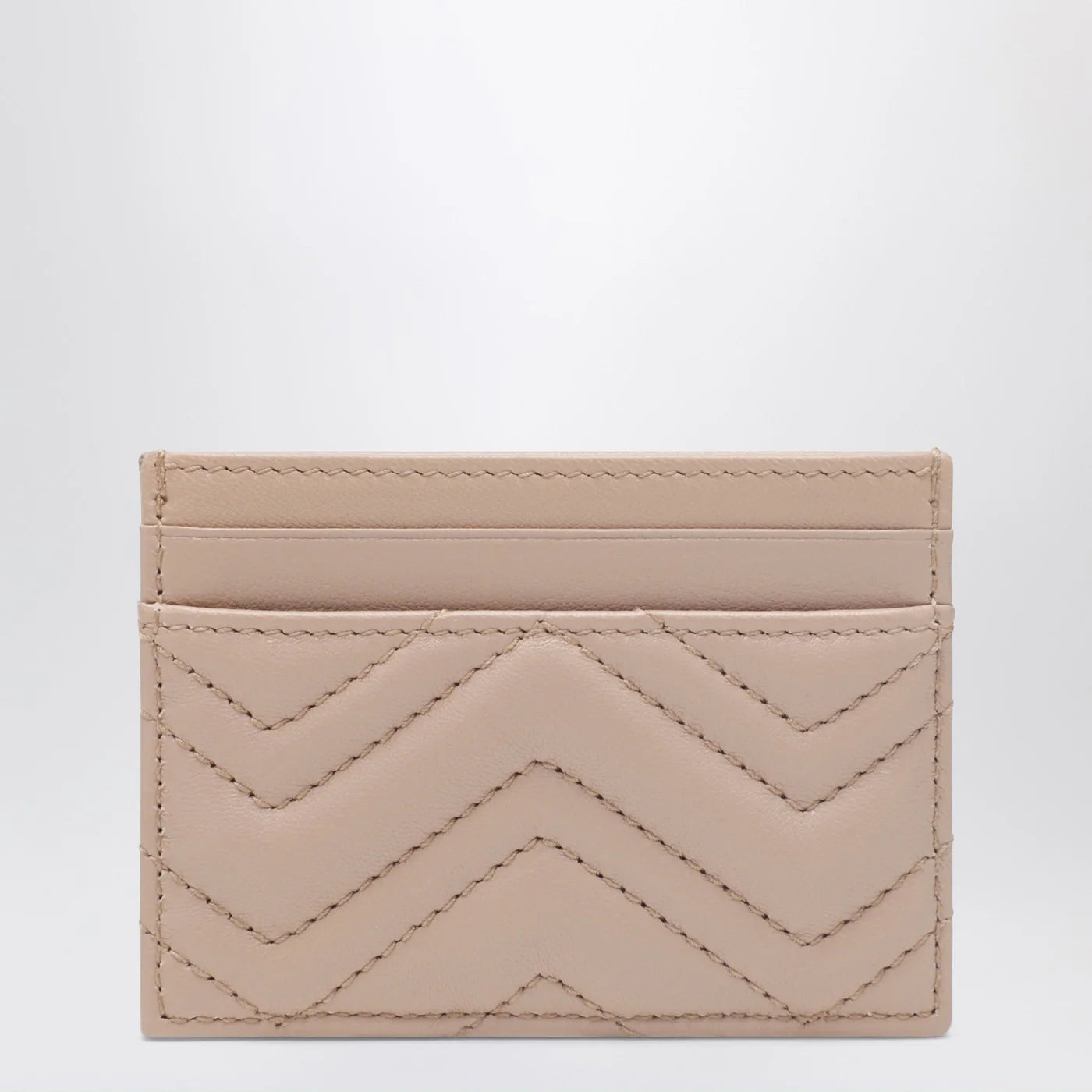 GUCCI Pale pink GG Marmont card holder