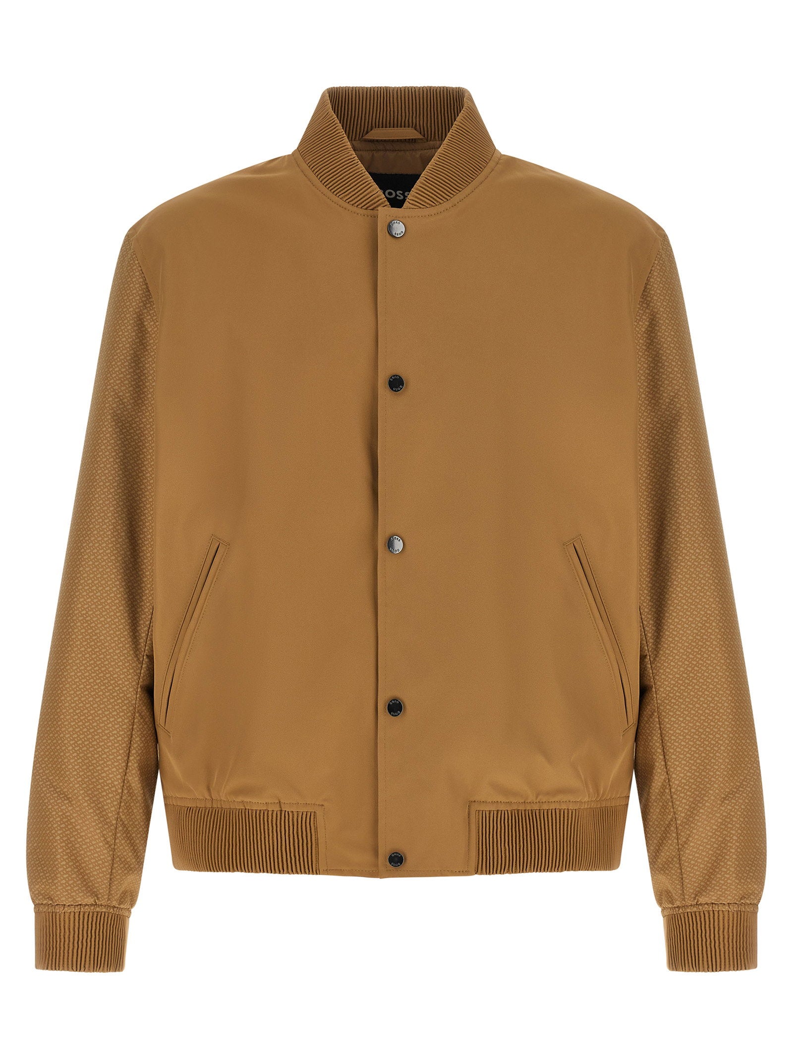 Hugo Boss Monogram Sleeve Bomber Jacket