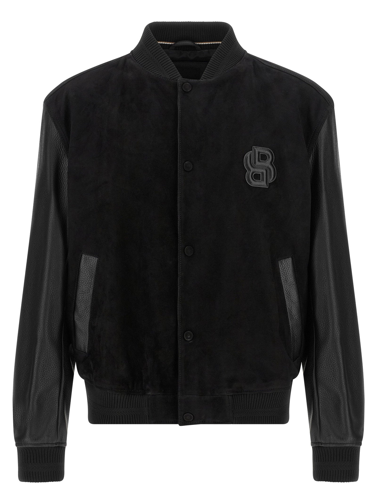 Hugo Boss Leather Bomber Jacket