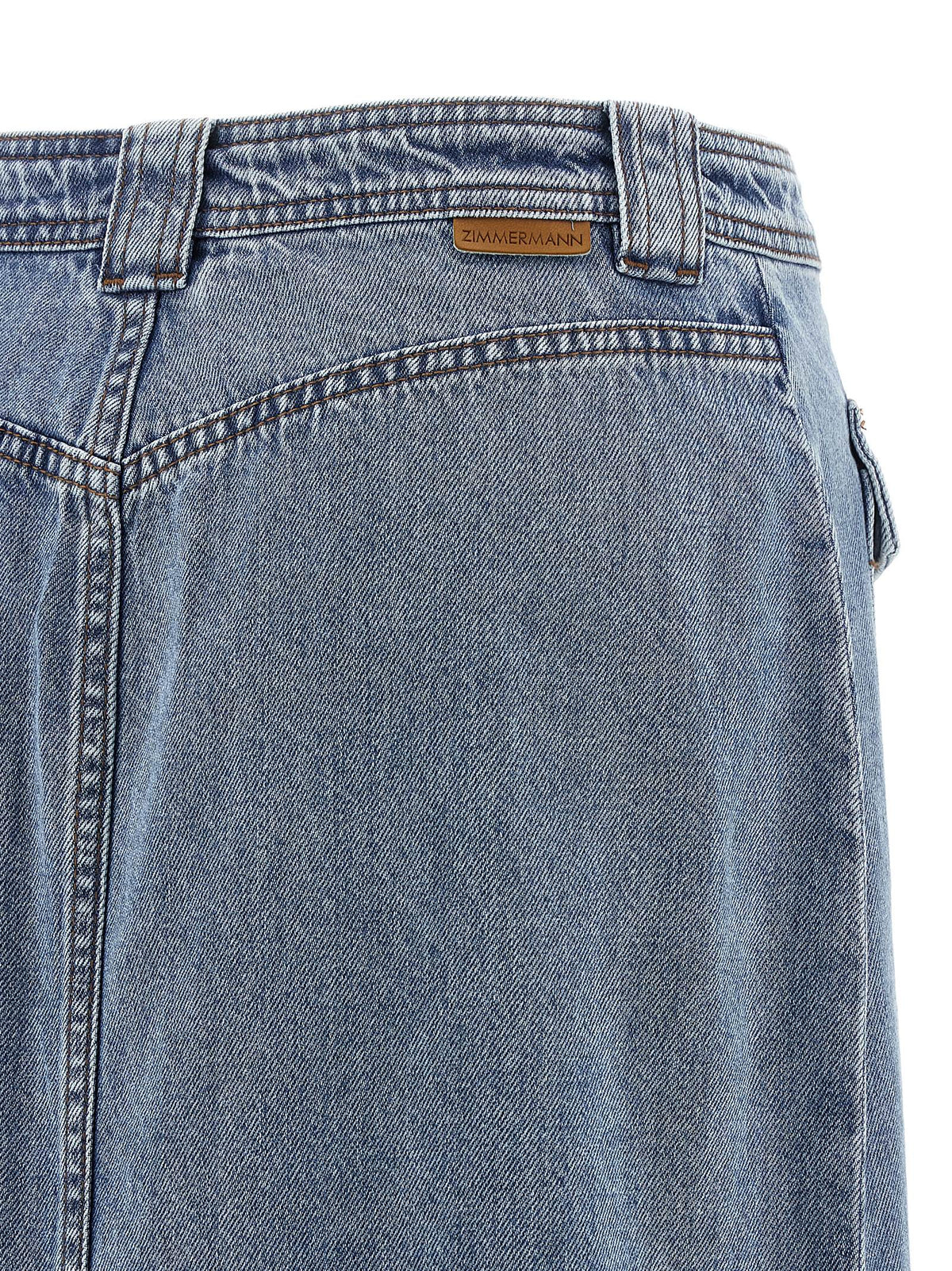 Zimmermann Denim Pencil Skirt