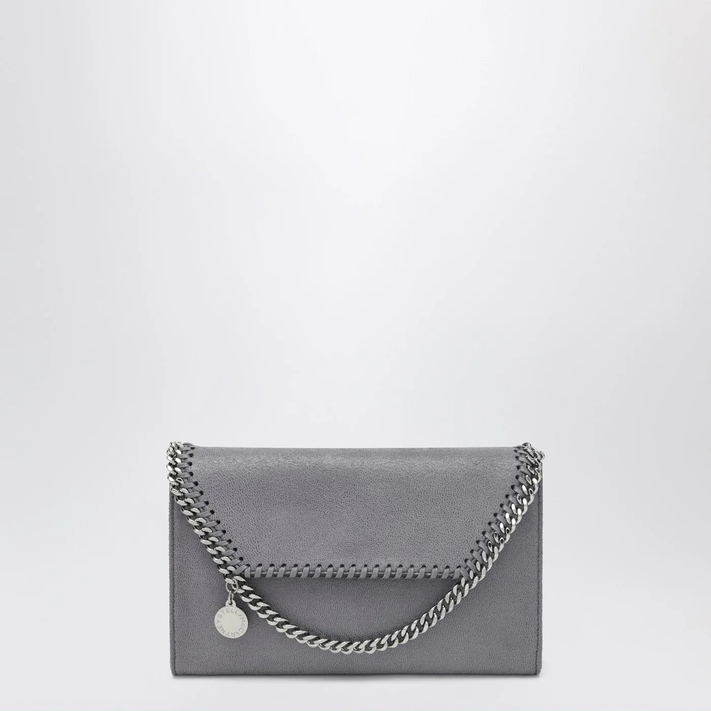 Stella McCartney Falabella crossbody wallet bag in dark barolo