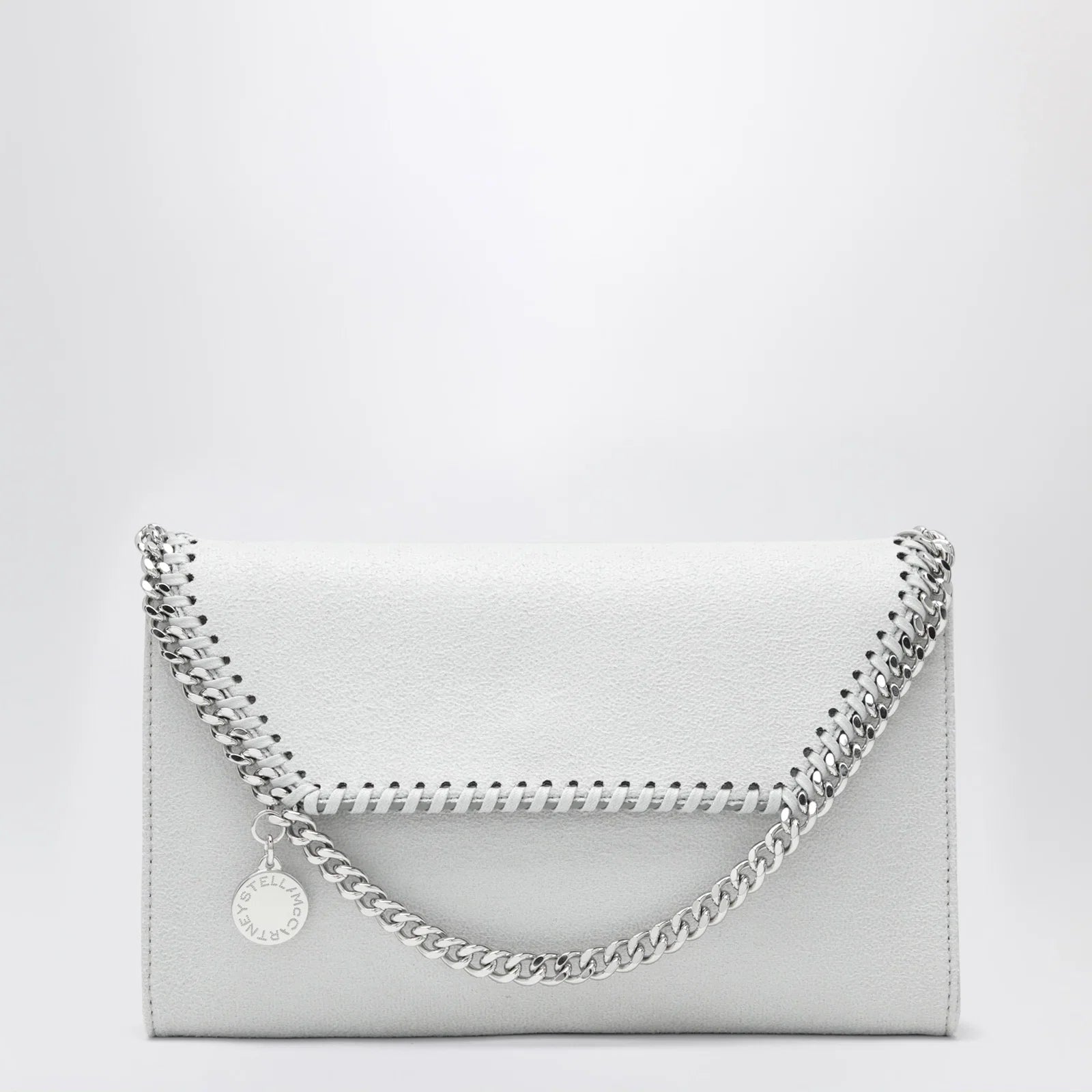 Stella McCartney Pearl grey Falabella shoulder wallet bag