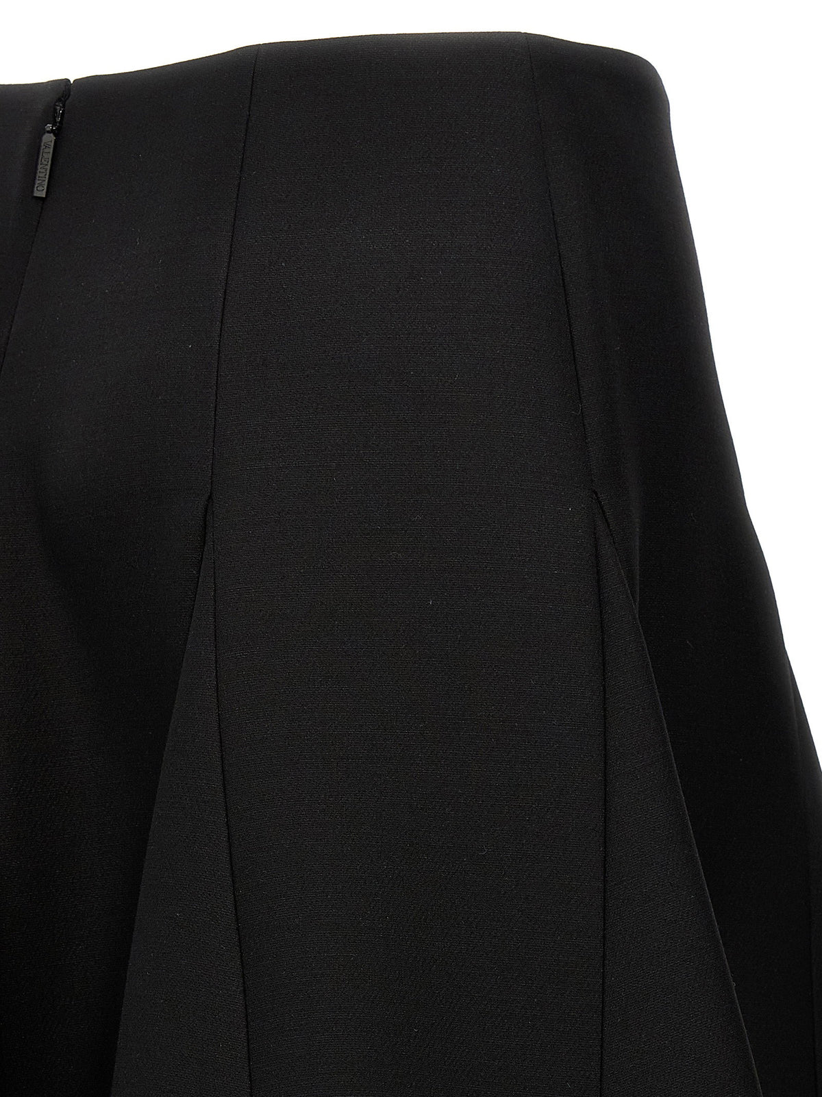Valentino Garavani Solid Crepe Couture Valentino Skirt