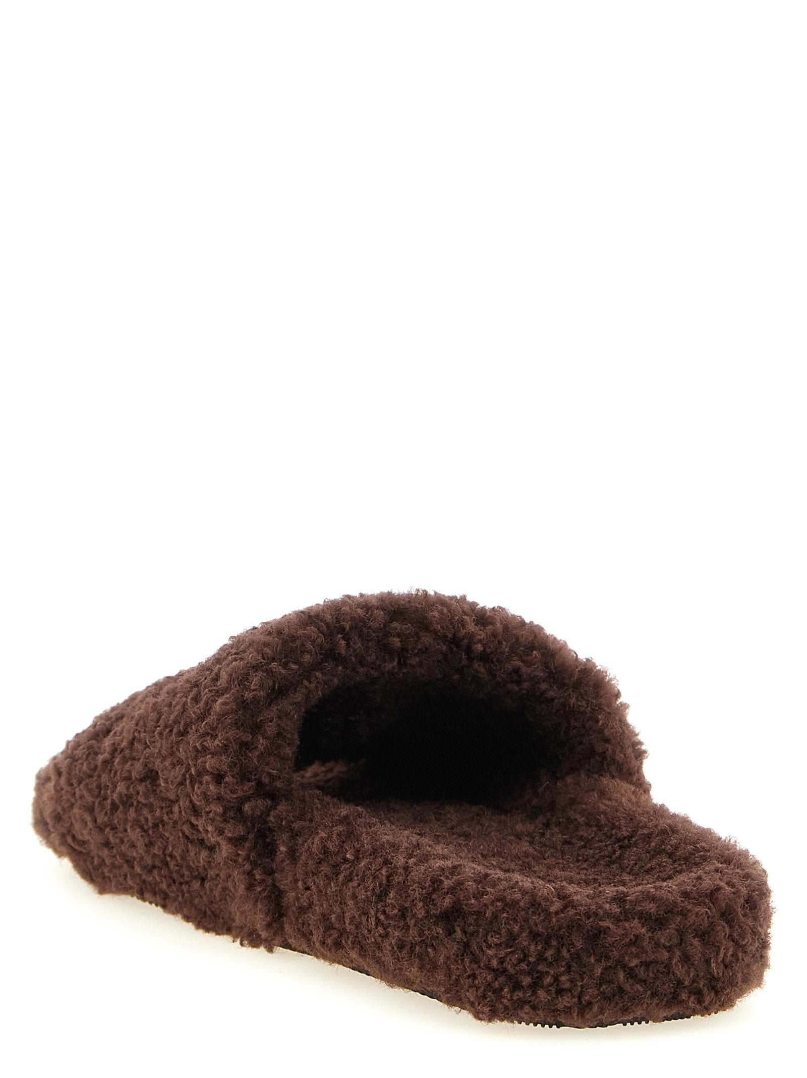 Balenciaga Furry Open Sandals