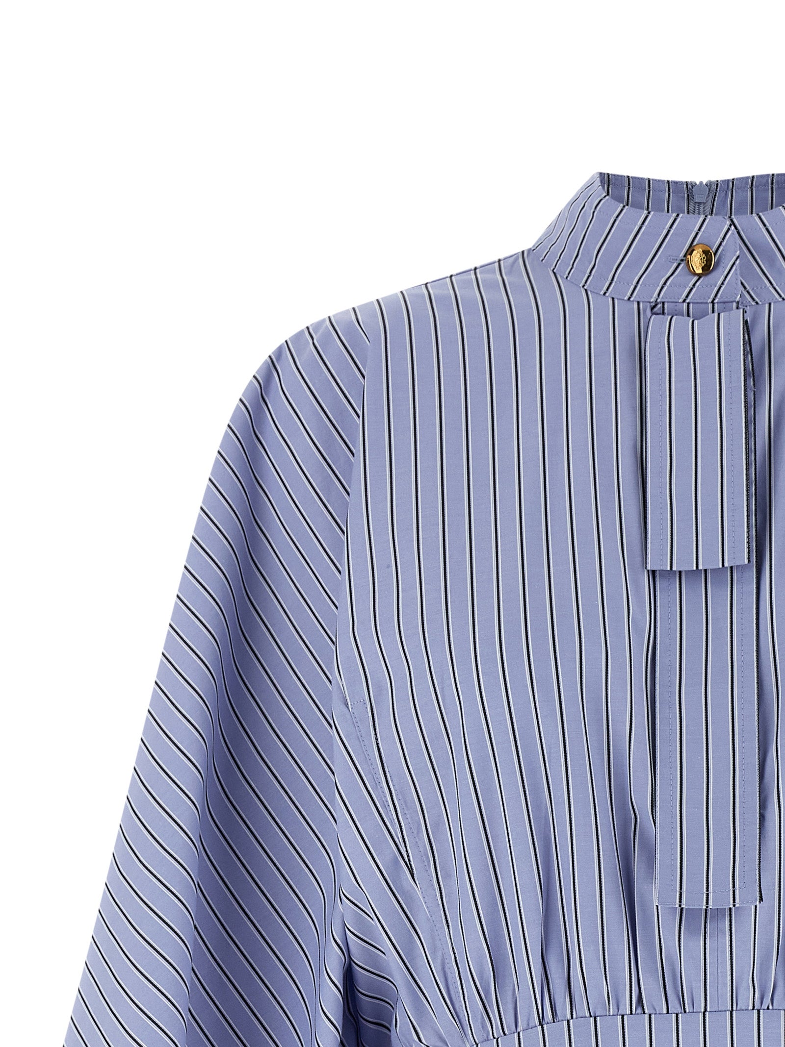 Zimmermann Drawstring Stripe Mini Dress