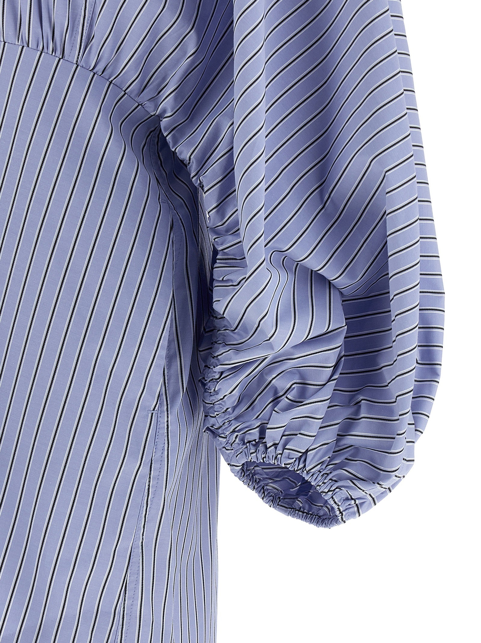 Zimmermann Drawstring Stripe Mini Dress