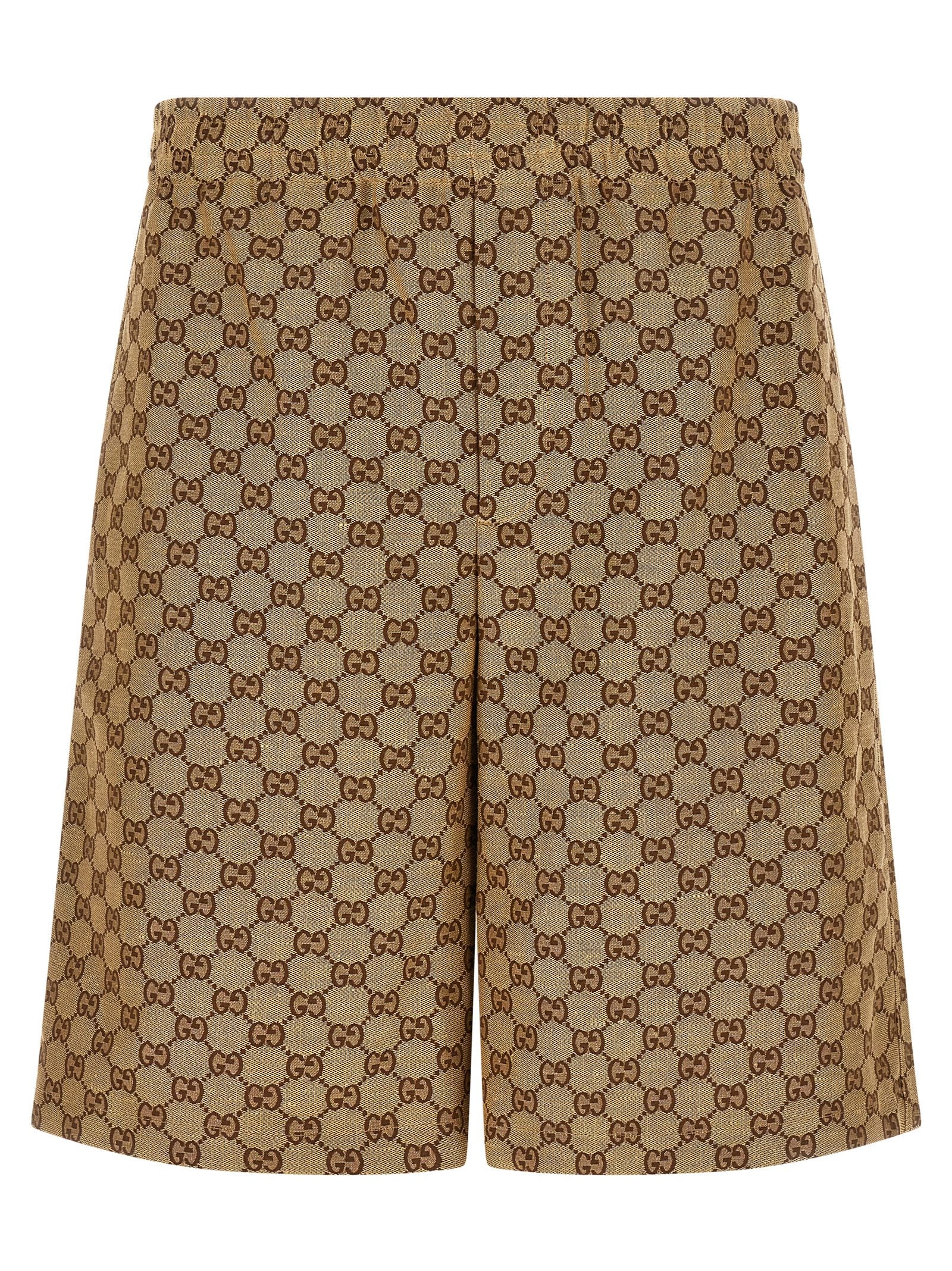 Gg Supreme Bermuda Shorts - Gucci Lido Line