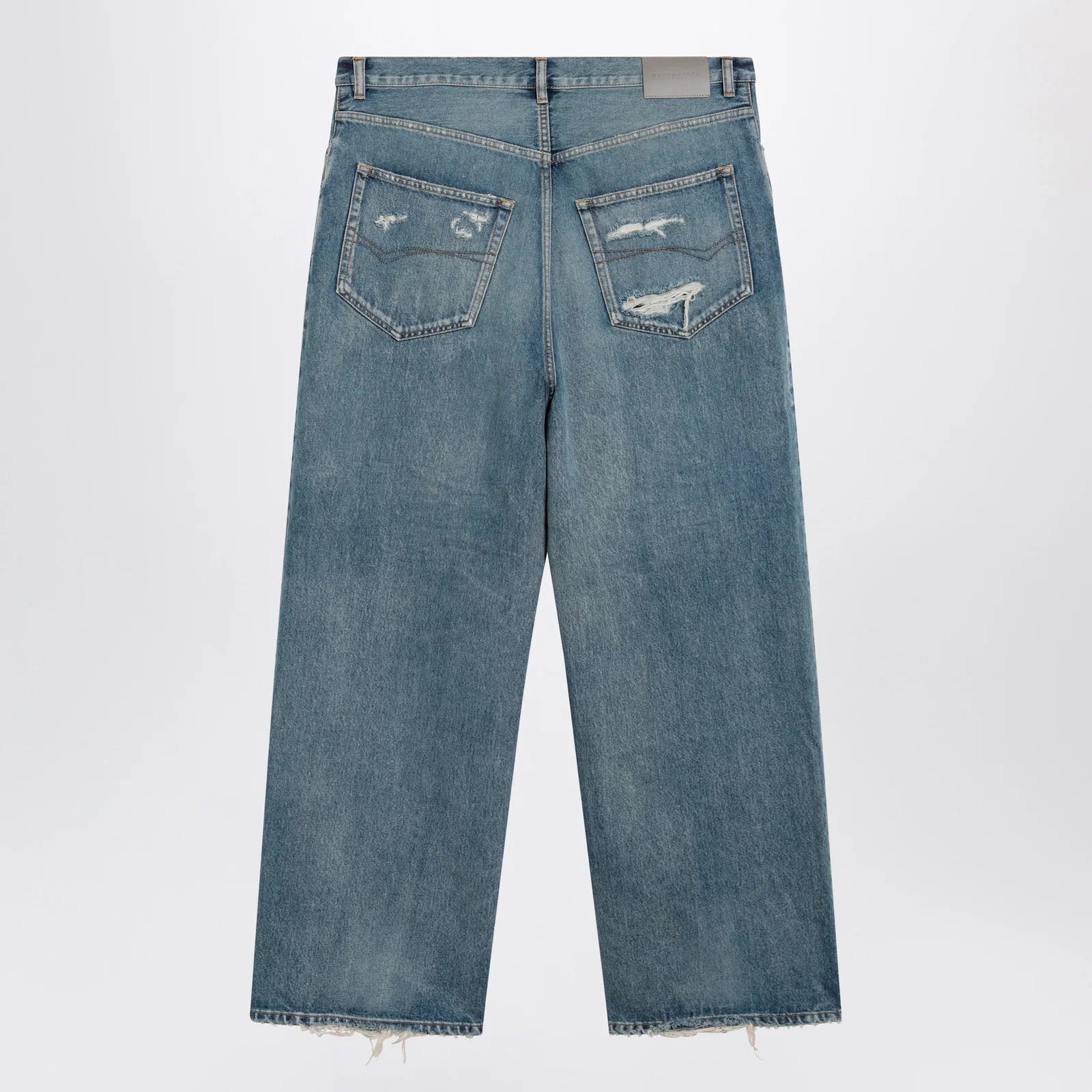 Balenciaga Baggy jeans in blue cotton denim