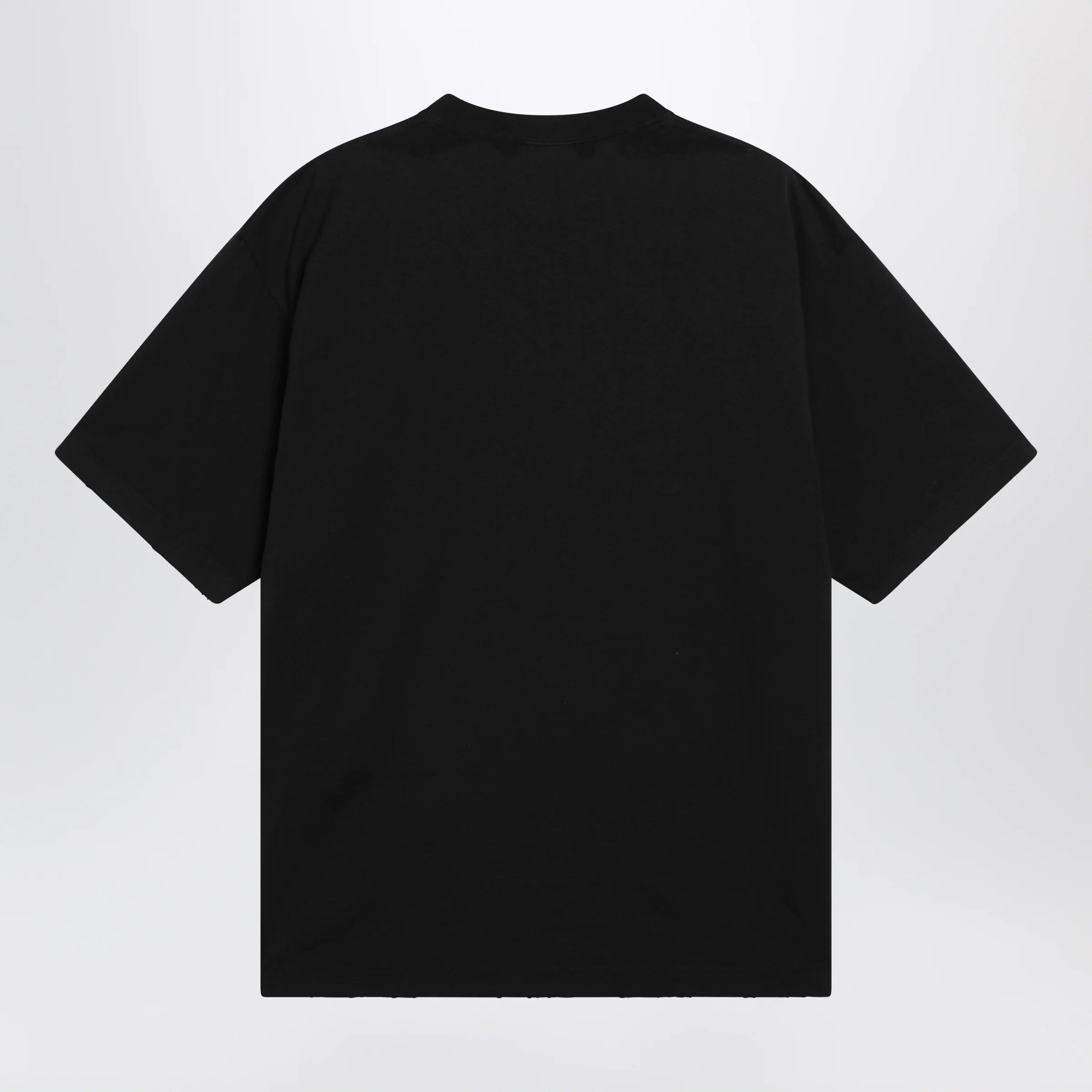 Balenciaga Black oversized T-shirt with logo print