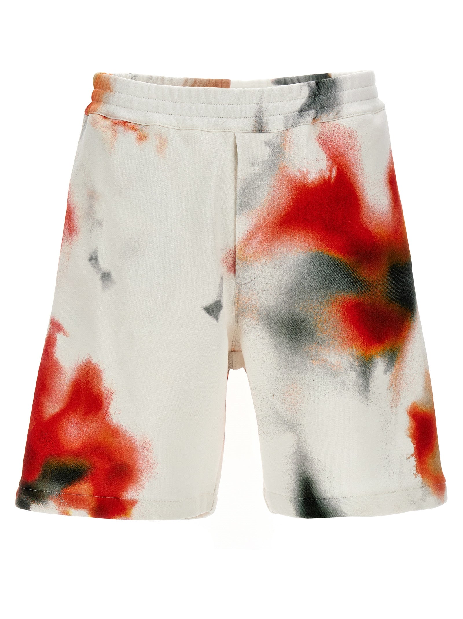 Alexander McQueen Obscured Flower Bermuda Shorts