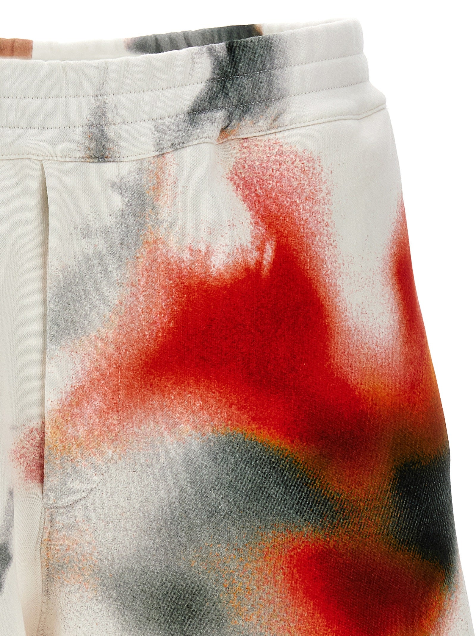 Alexander McQueen Obscured Flower Bermuda Shorts