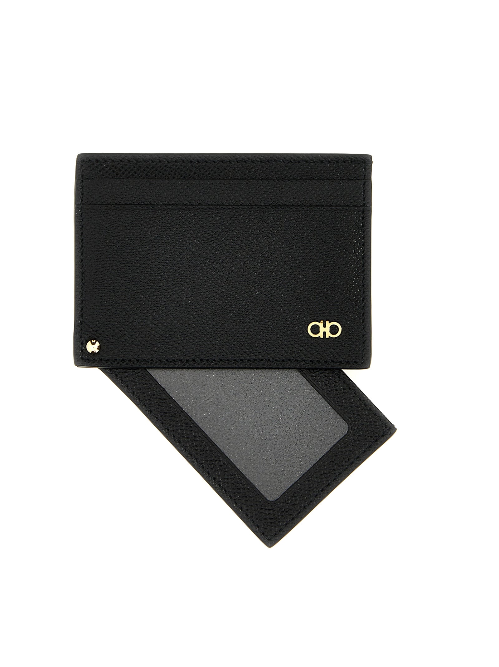 Ferragamo Gancio Wallet + Card Holder Set