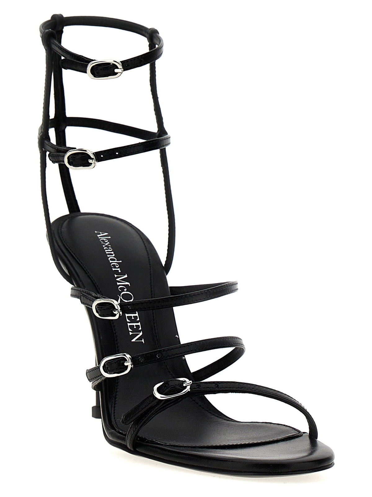 Alexander McQueen Strap Leather Sandals