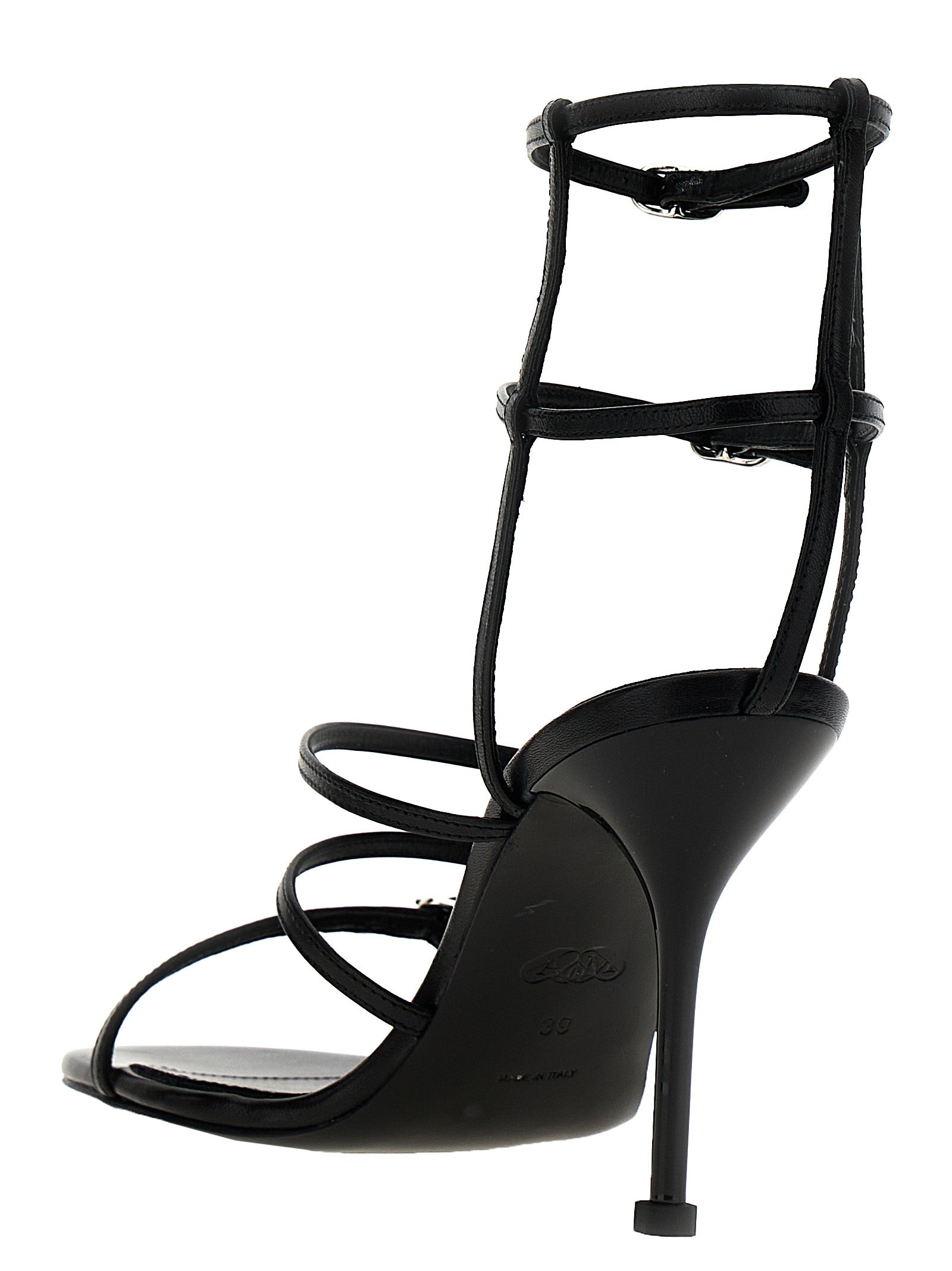 Alexander McQueen Strap Leather Sandals