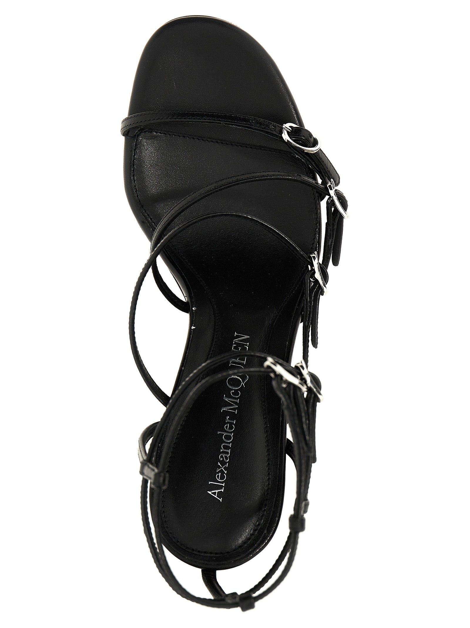 Alexander McQueen Strap Leather Sandals