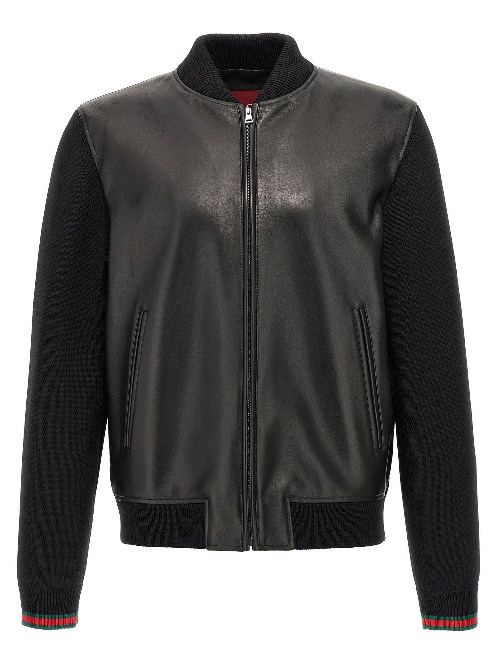 Gucci Bimaterial Bomber Jacket