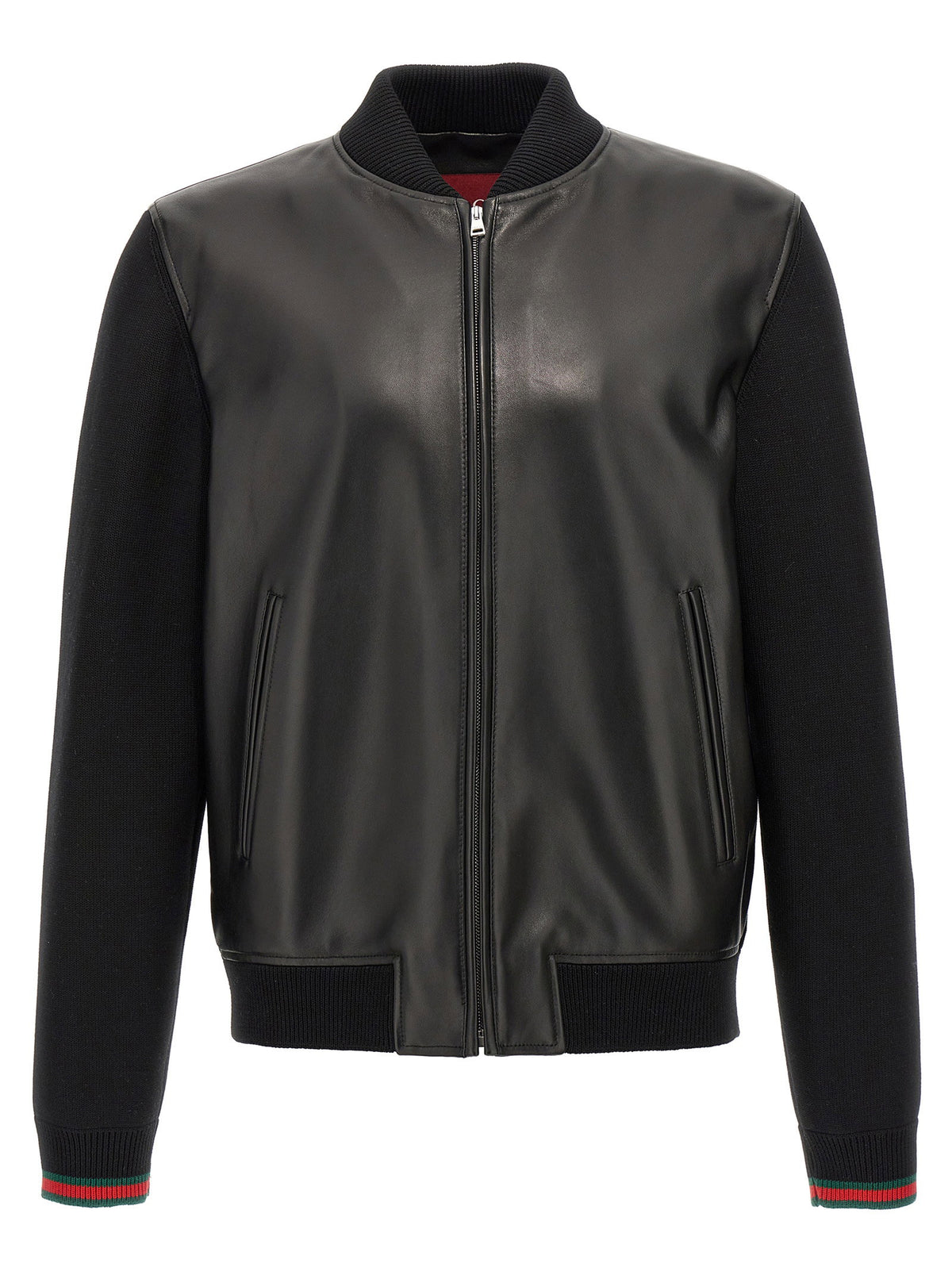 Gucci Bimaterial Bomber Jacket