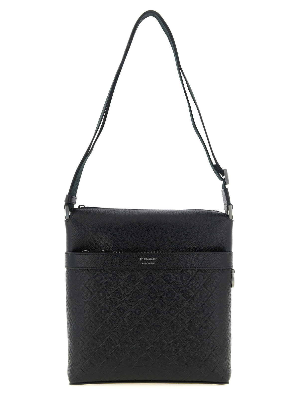 Ferragamo Monogram Messenger Crossbody Bag